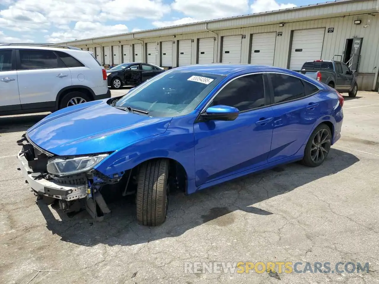 1 Photograph of a damaged car 19XFC2F84ME002079 HONDA CIVIC 2021