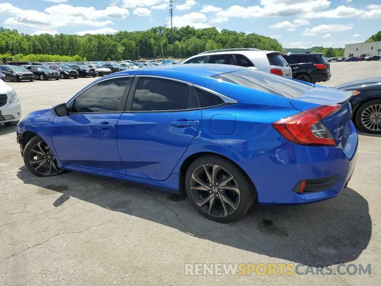 2 Photograph of a damaged car 19XFC2F84ME002079 HONDA CIVIC 2021