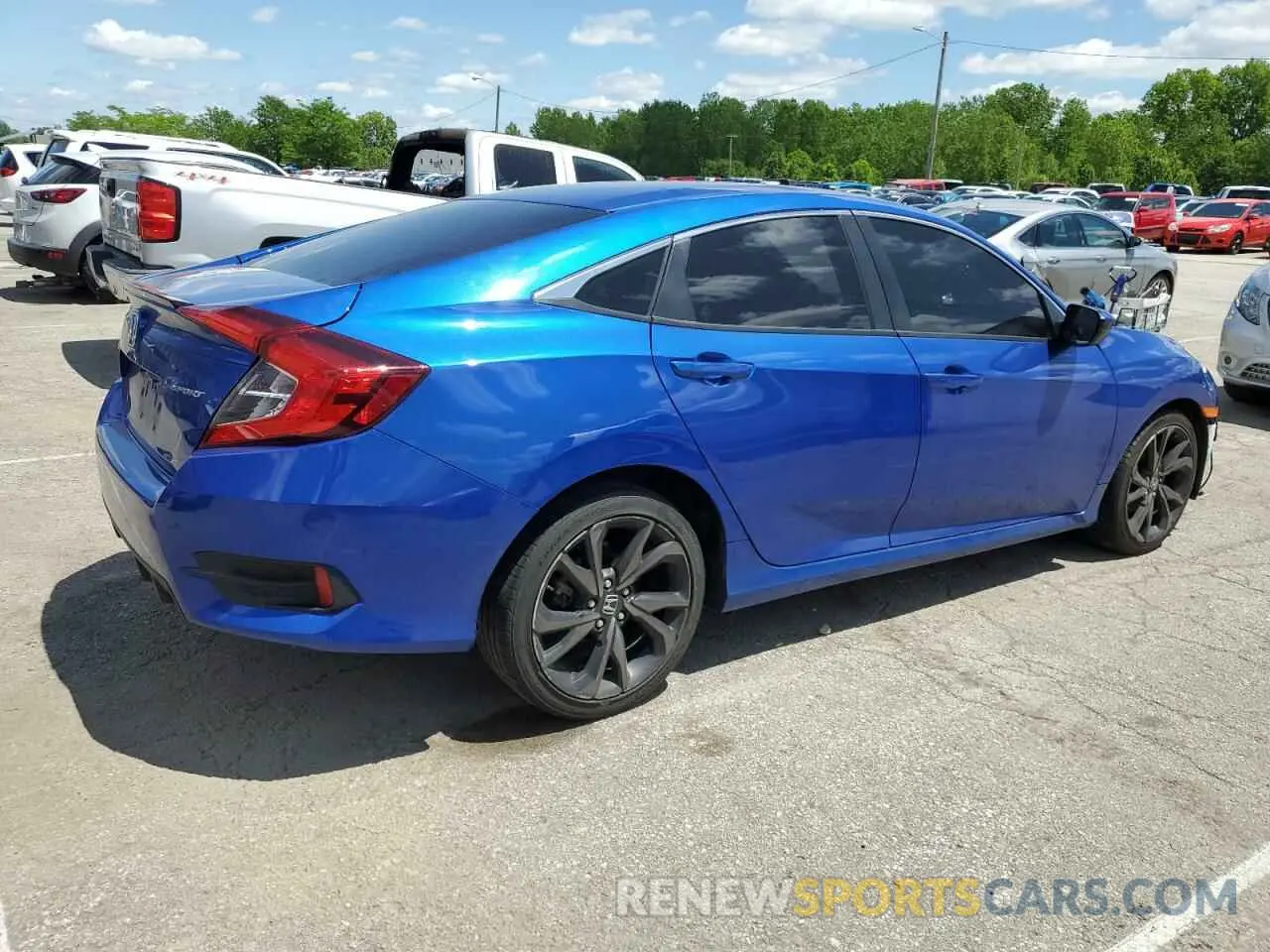 3 Photograph of a damaged car 19XFC2F84ME002079 HONDA CIVIC 2021