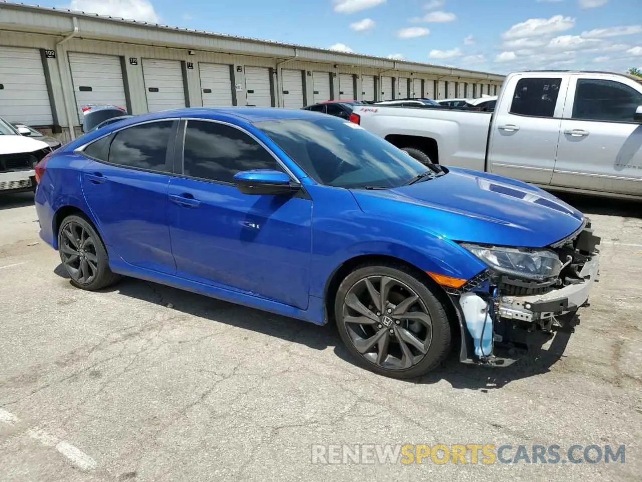4 Photograph of a damaged car 19XFC2F84ME002079 HONDA CIVIC 2021