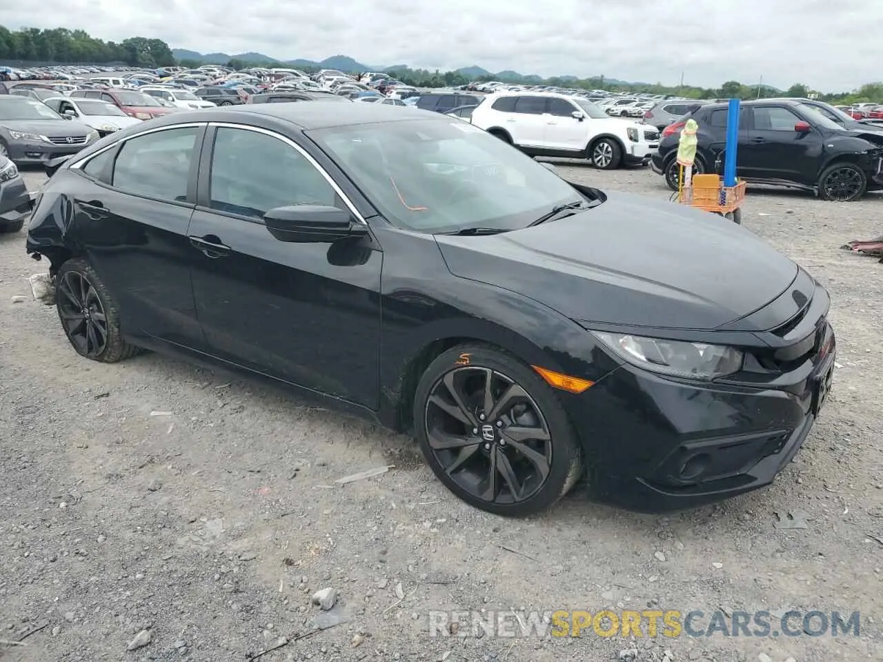 4 Photograph of a damaged car 19XFC2F84ME002745 HONDA CIVIC 2021