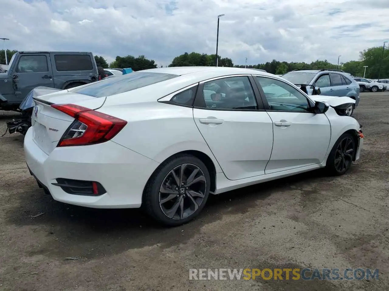 3 Photograph of a damaged car 19XFC2F84ME003197 HONDA CIVIC 2021
