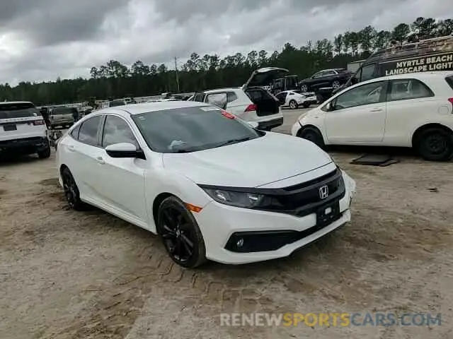 10 Photograph of a damaged car 19XFC2F84ME202282 HONDA CIVIC 2021