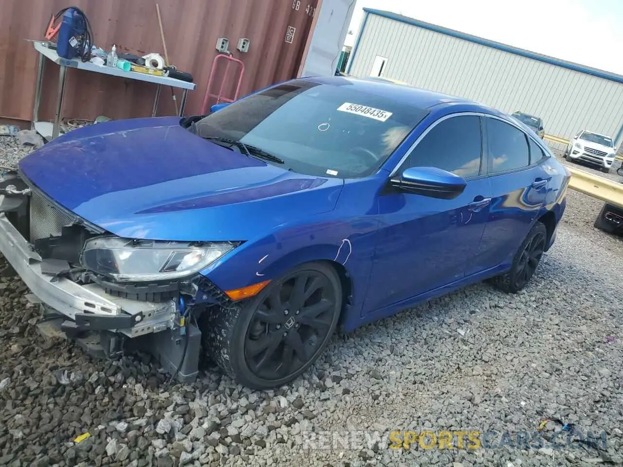 1 Photograph of a damaged car 19XFC2F85ME002625 HONDA CIVIC 2021
