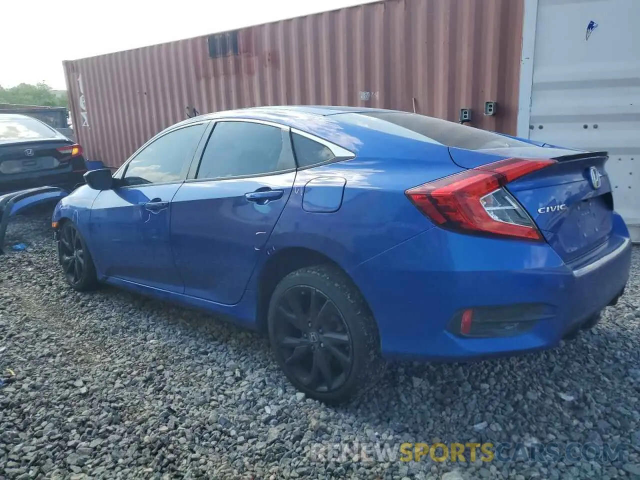 2 Photograph of a damaged car 19XFC2F85ME002625 HONDA CIVIC 2021