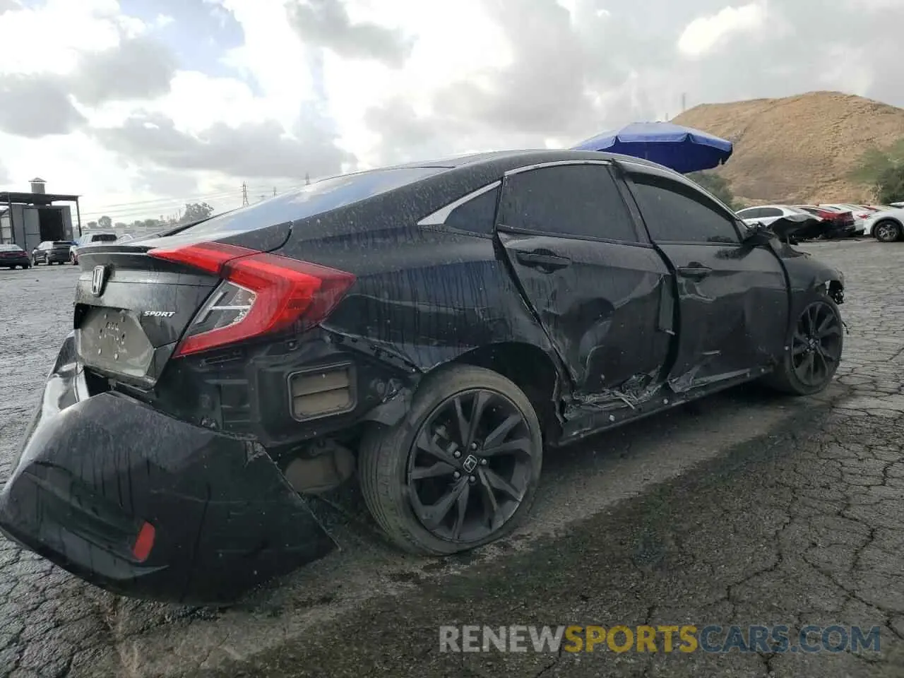 3 Photograph of a damaged car 19XFC2F85ME202761 HONDA CIVIC 2021