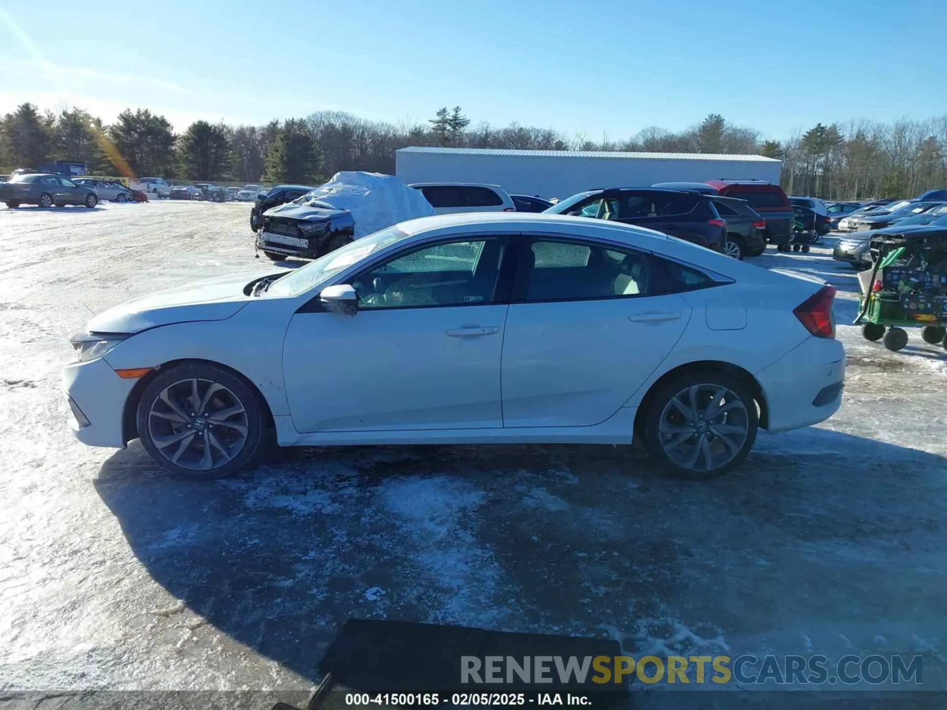 14 Photograph of a damaged car 19XFC2F85ME203098 HONDA CIVIC 2021