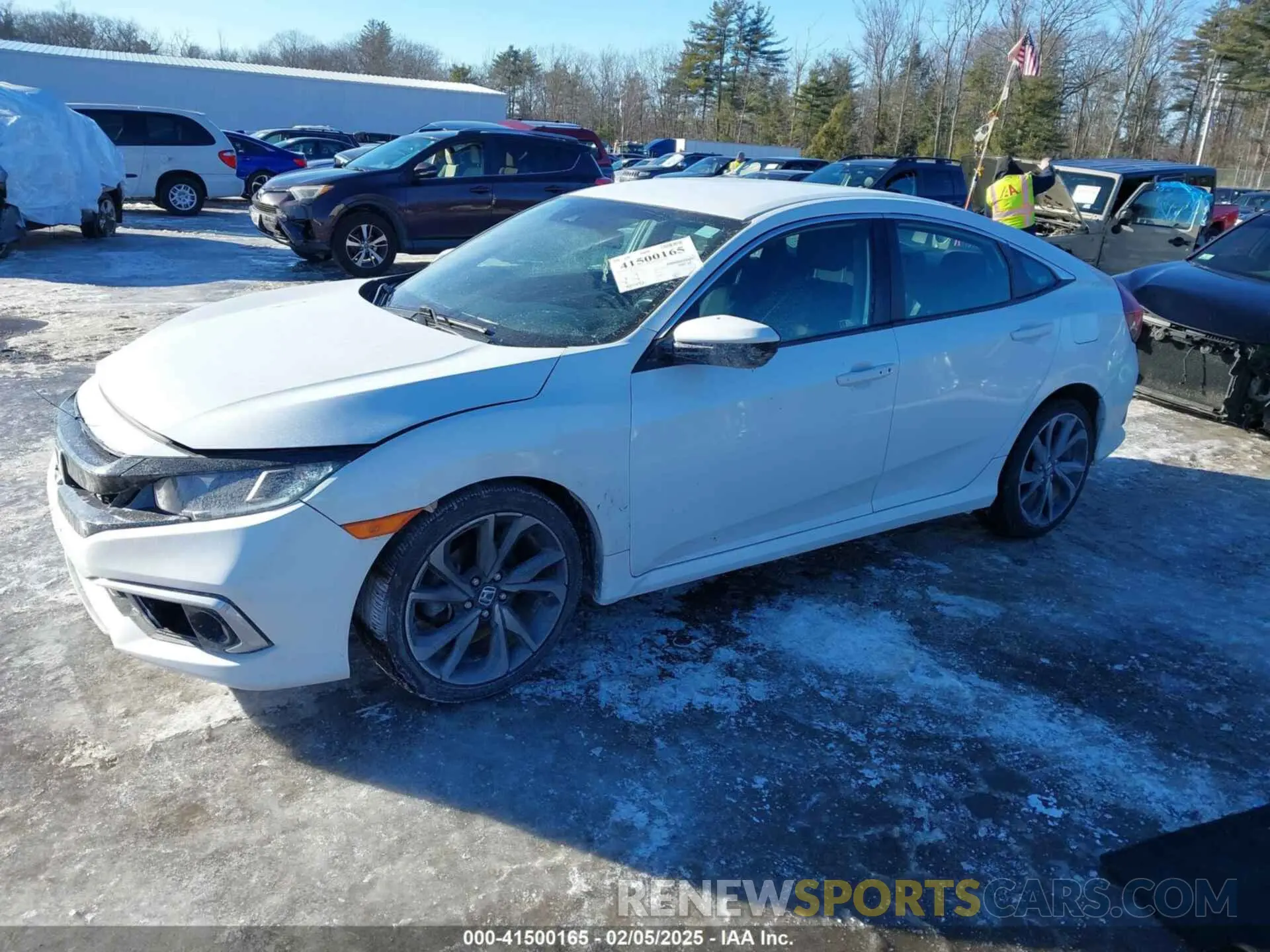 2 Photograph of a damaged car 19XFC2F85ME203098 HONDA CIVIC 2021