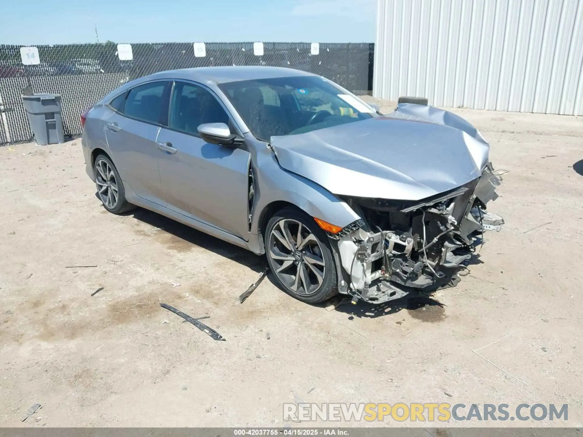 1 Photograph of a damaged car 19XFC2F86ME003153 HONDA CIVIC 2021