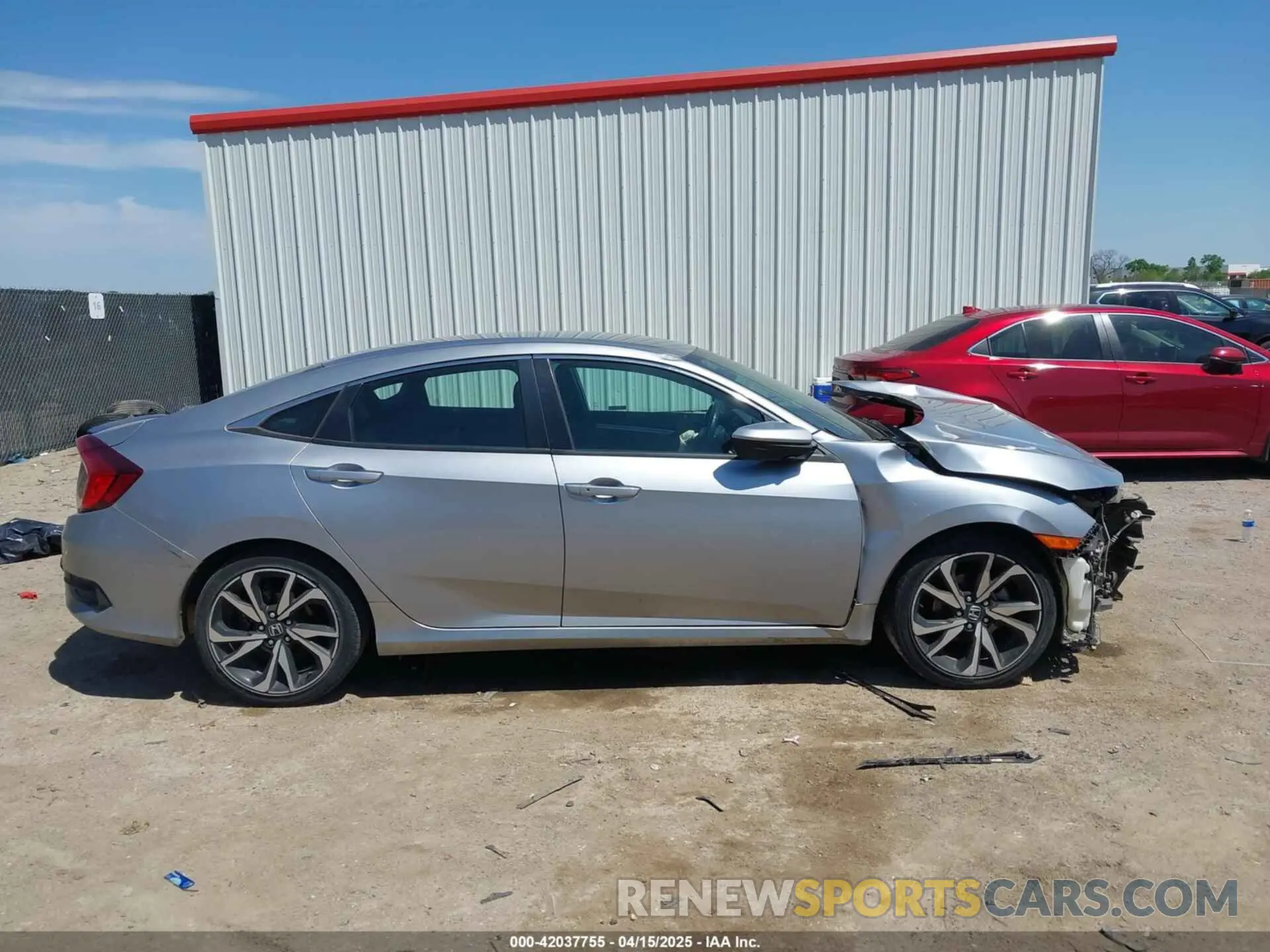 14 Photograph of a damaged car 19XFC2F86ME003153 HONDA CIVIC 2021