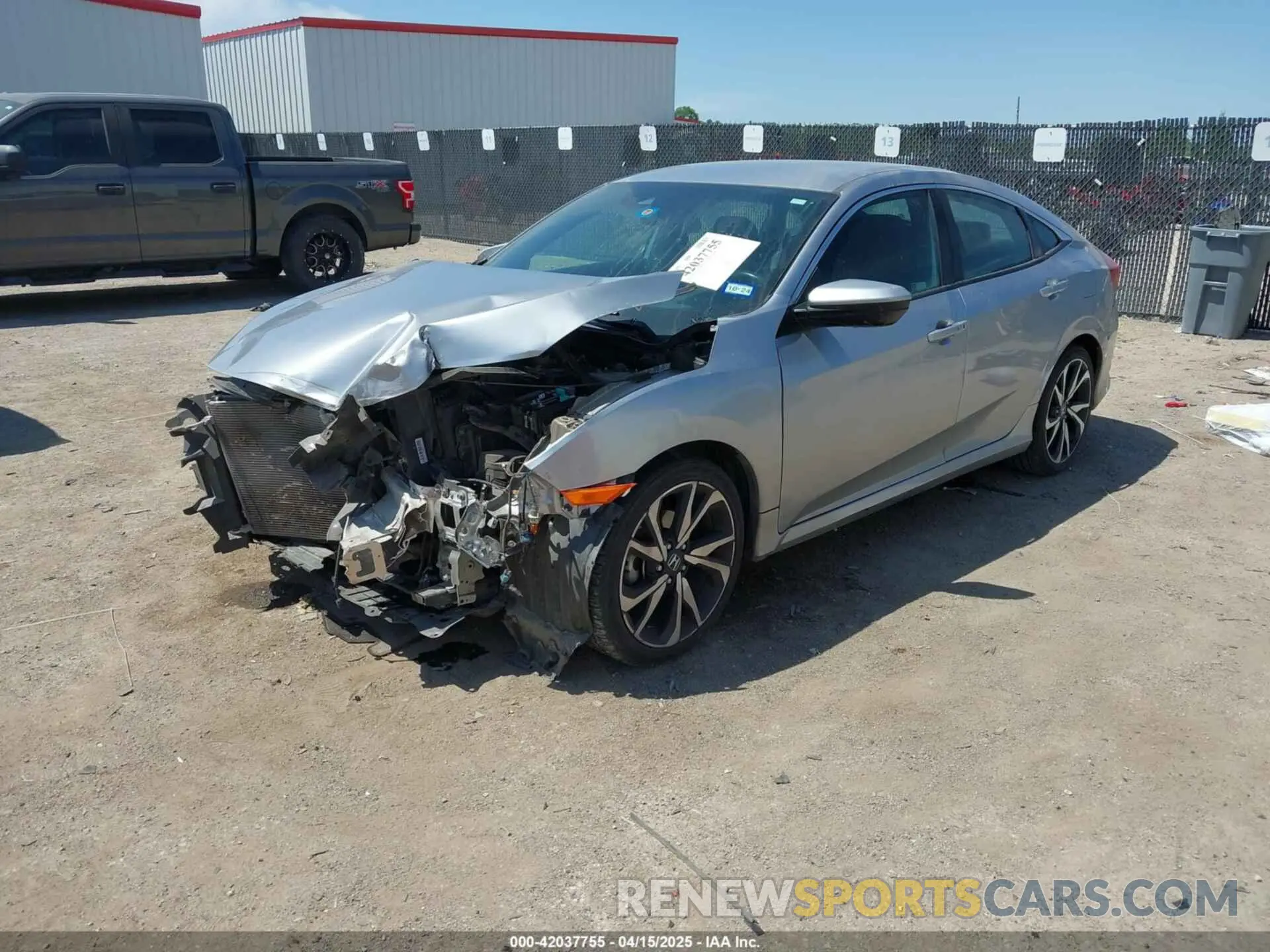 2 Photograph of a damaged car 19XFC2F86ME003153 HONDA CIVIC 2021