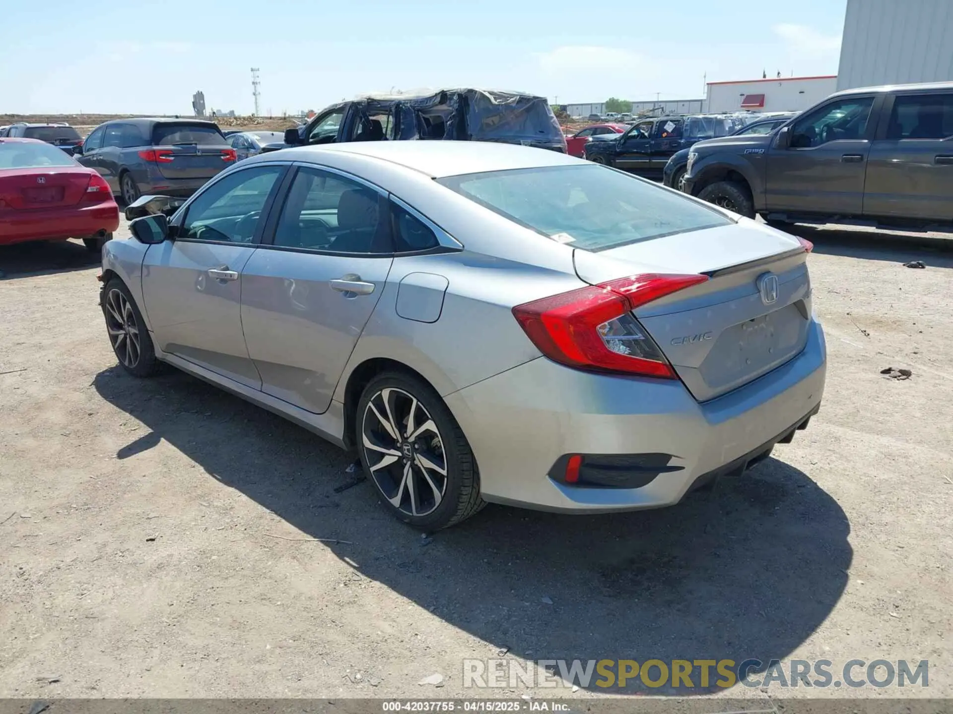 3 Photograph of a damaged car 19XFC2F86ME003153 HONDA CIVIC 2021
