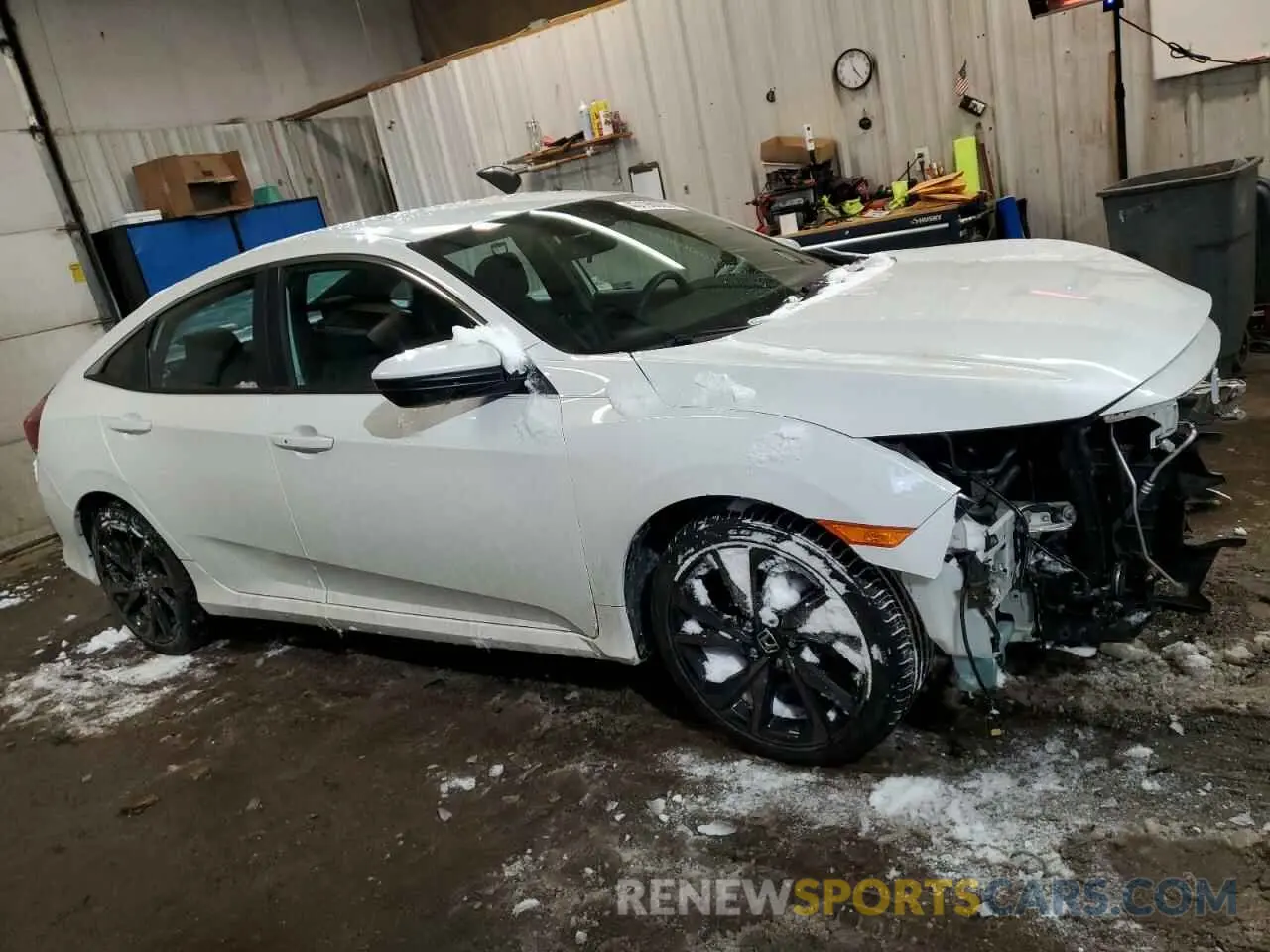 4 Photograph of a damaged car 19XFC2F86ME202459 HONDA CIVIC 2021