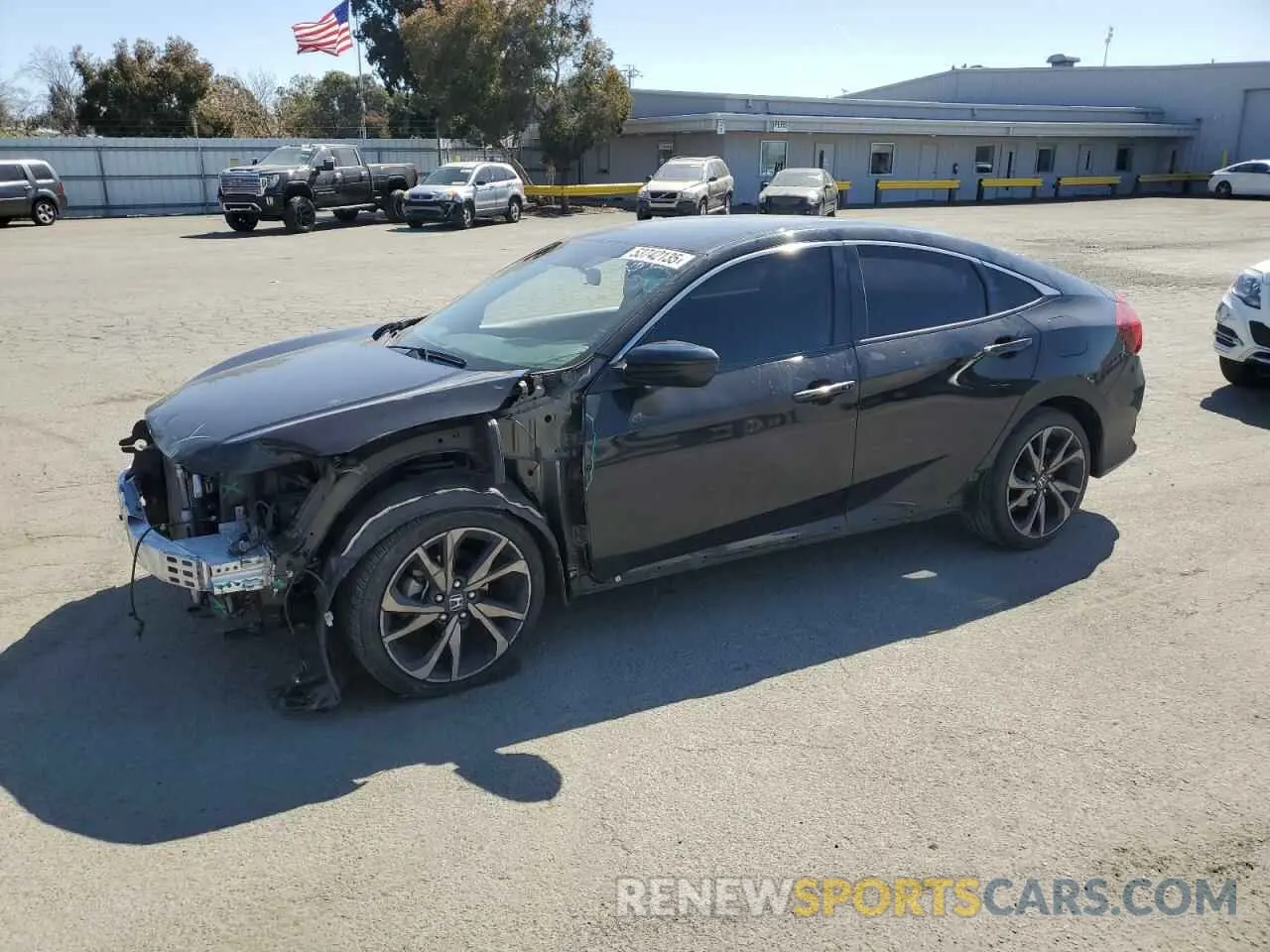 1 Photograph of a damaged car 19XFC2F86ME202736 HONDA CIVIC 2021