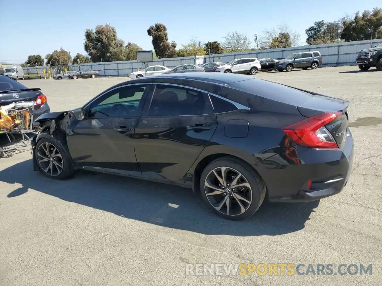 2 Photograph of a damaged car 19XFC2F86ME202736 HONDA CIVIC 2021