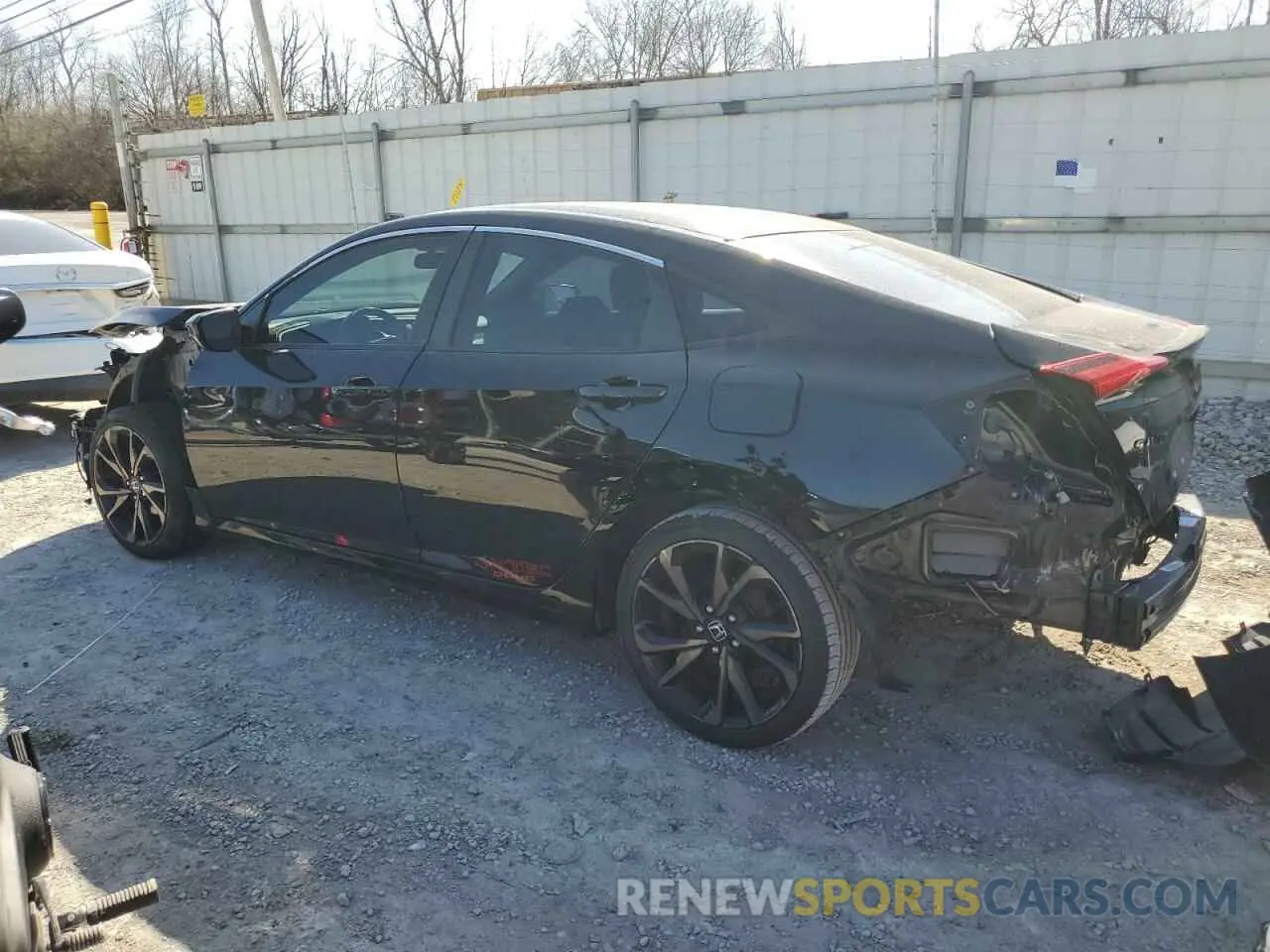 2 Photograph of a damaged car 19XFC2F87ME000908 HONDA CIVIC 2021