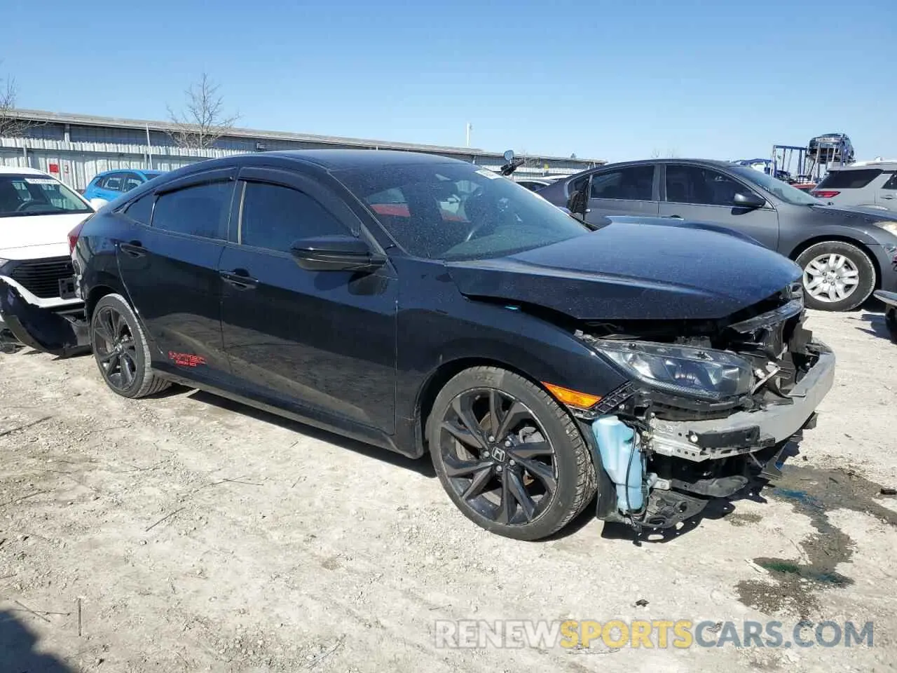 4 Photograph of a damaged car 19XFC2F87ME000908 HONDA CIVIC 2021
