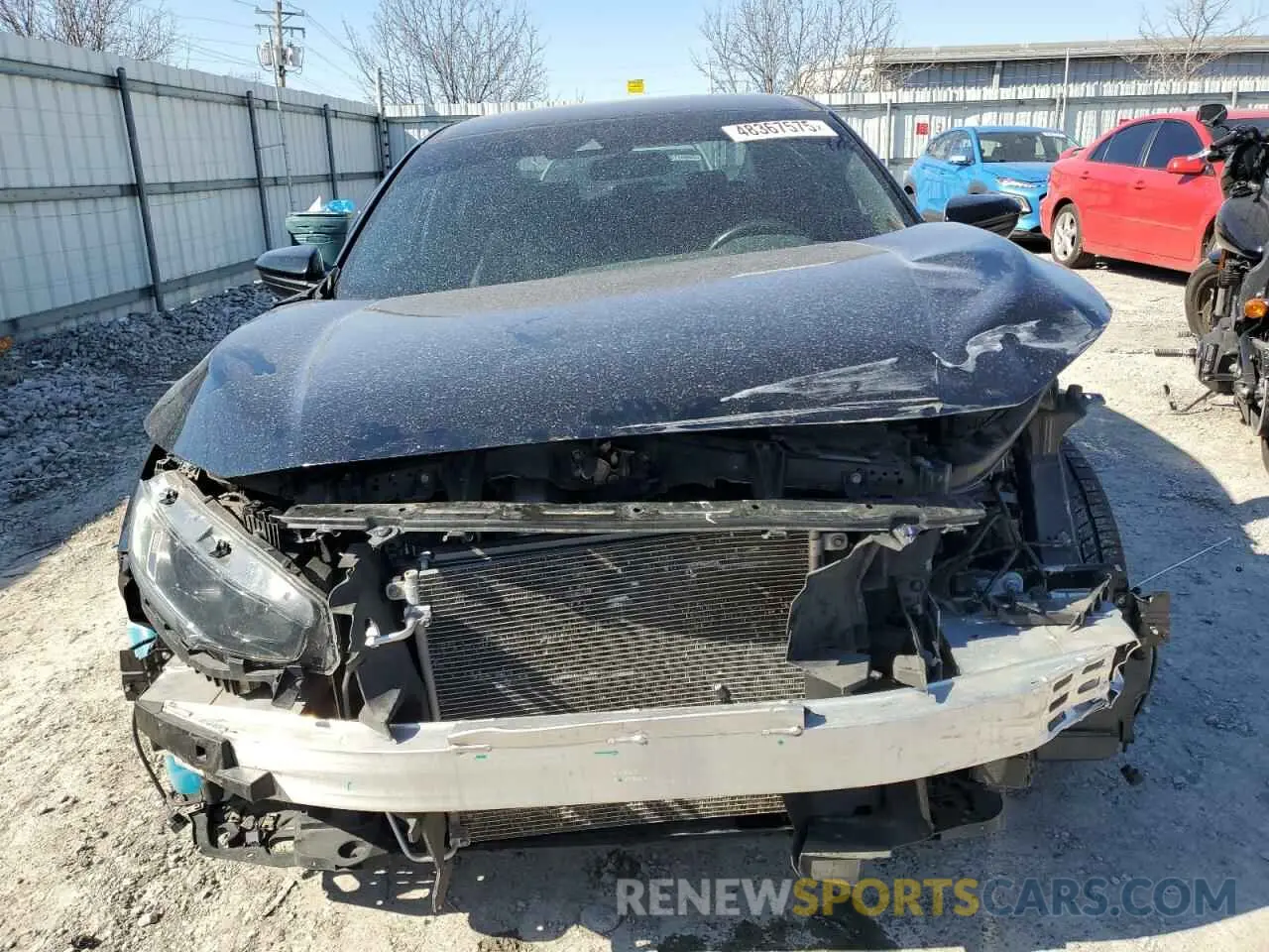 5 Photograph of a damaged car 19XFC2F87ME000908 HONDA CIVIC 2021