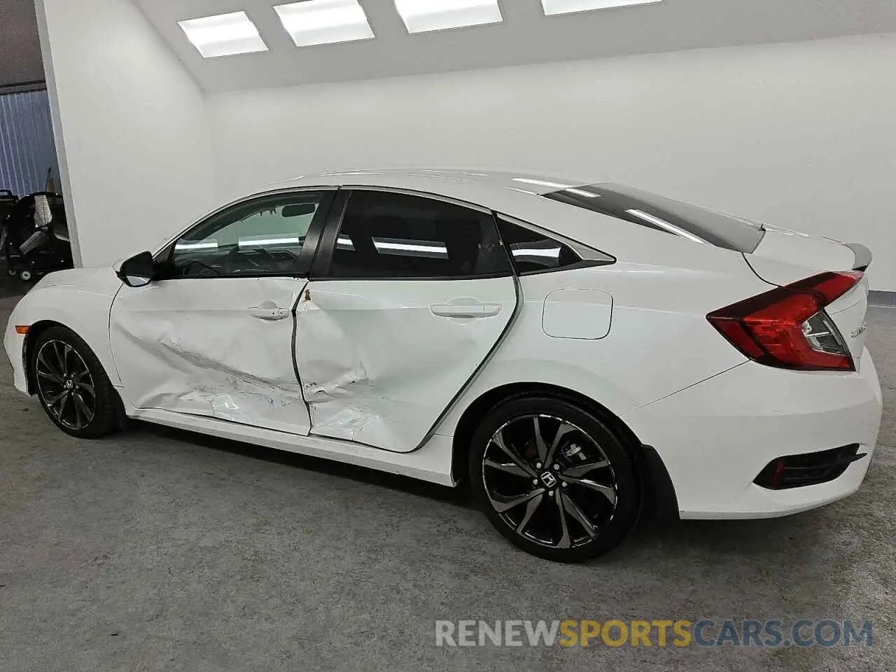 2 Photograph of a damaged car 19XFC2F87ME202289 HONDA CIVIC 2021