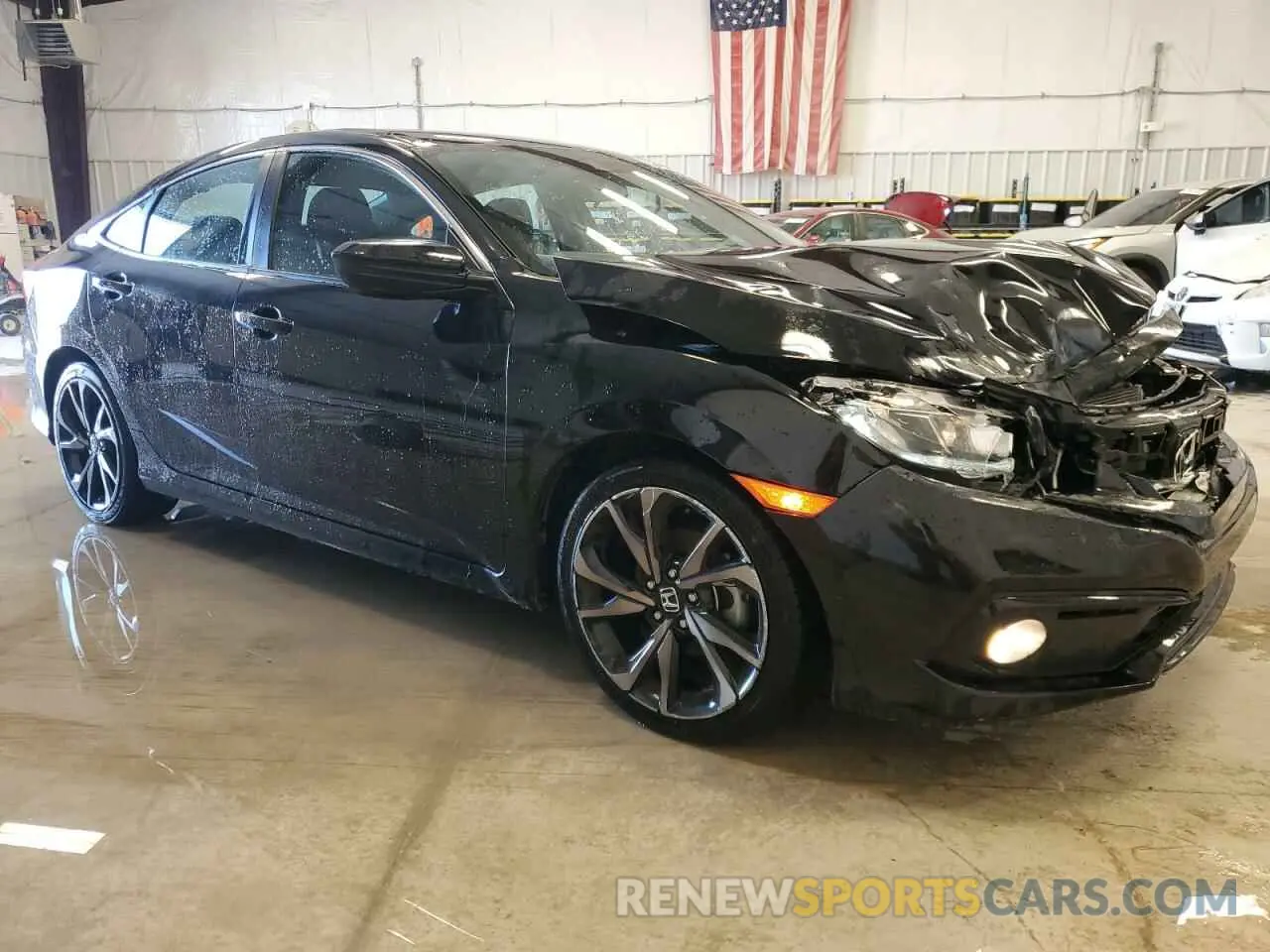 4 Photograph of a damaged car 19XFC2F88ME203208 HONDA CIVIC 2021