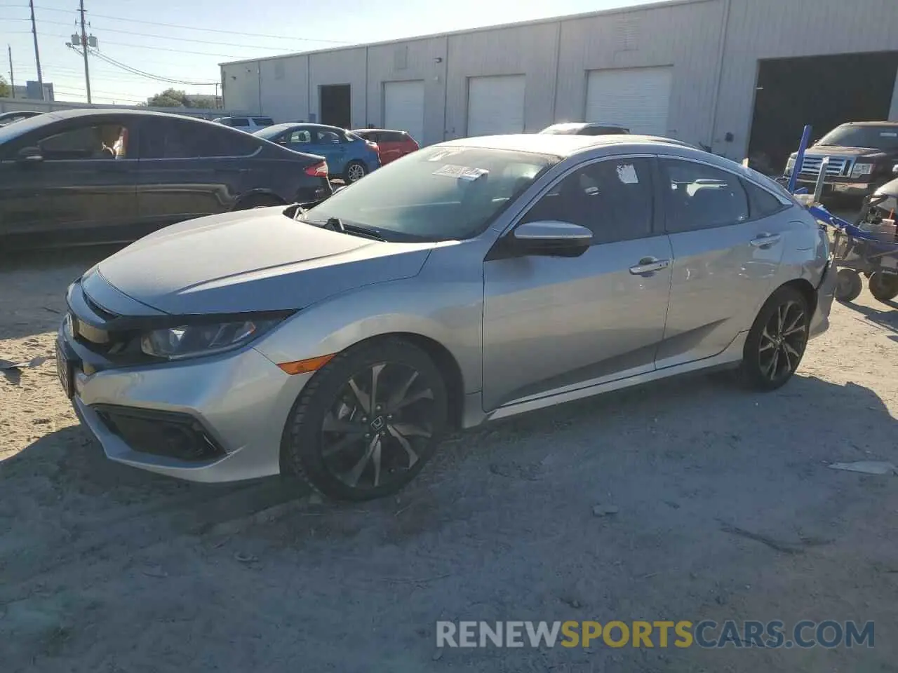 1 Photograph of a damaged car 19XFC2F89ME201953 HONDA CIVIC 2021