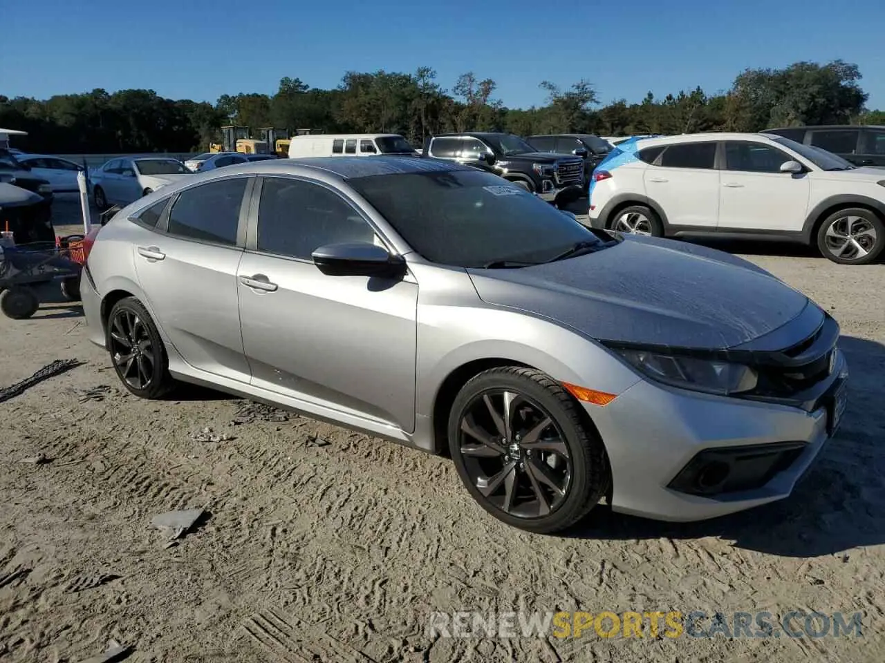 4 Photograph of a damaged car 19XFC2F89ME201953 HONDA CIVIC 2021