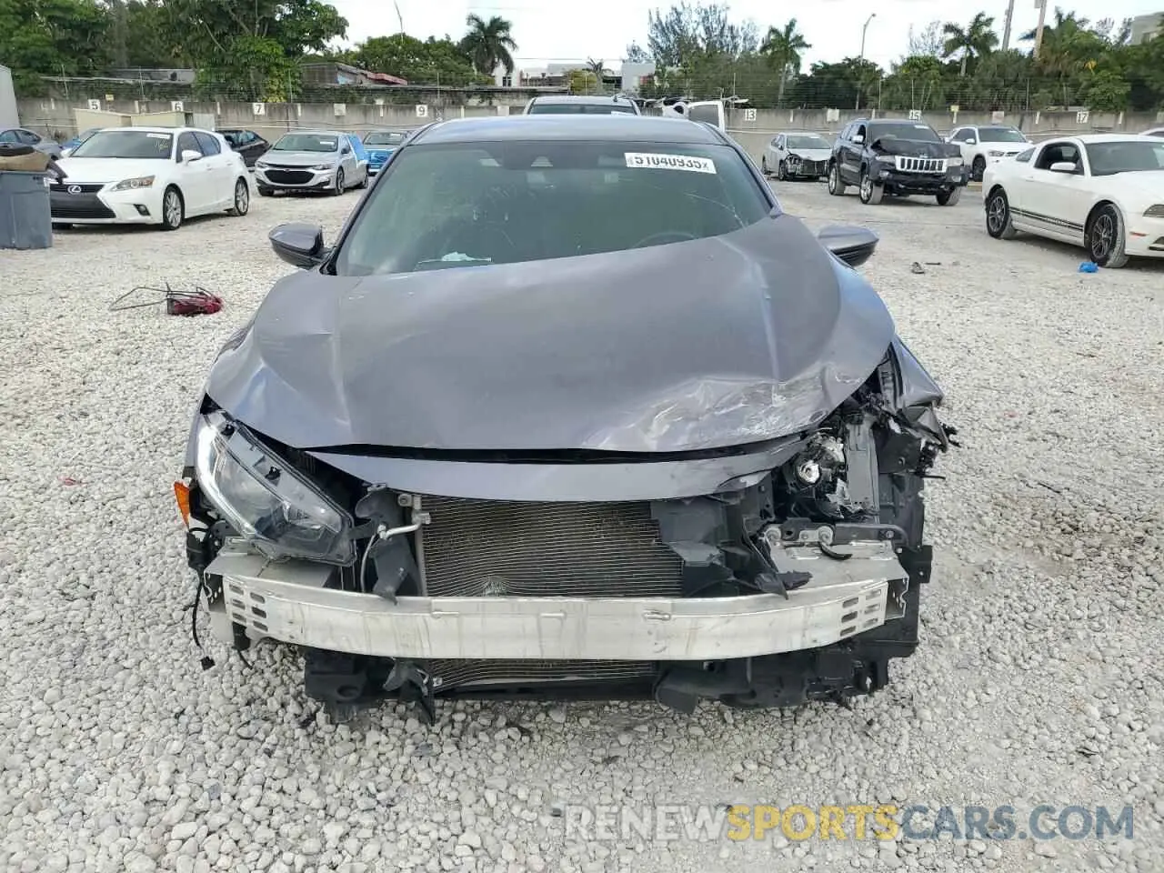 5 Photograph of a damaged car 19XFC2F8XME000756 HONDA CIVIC 2021