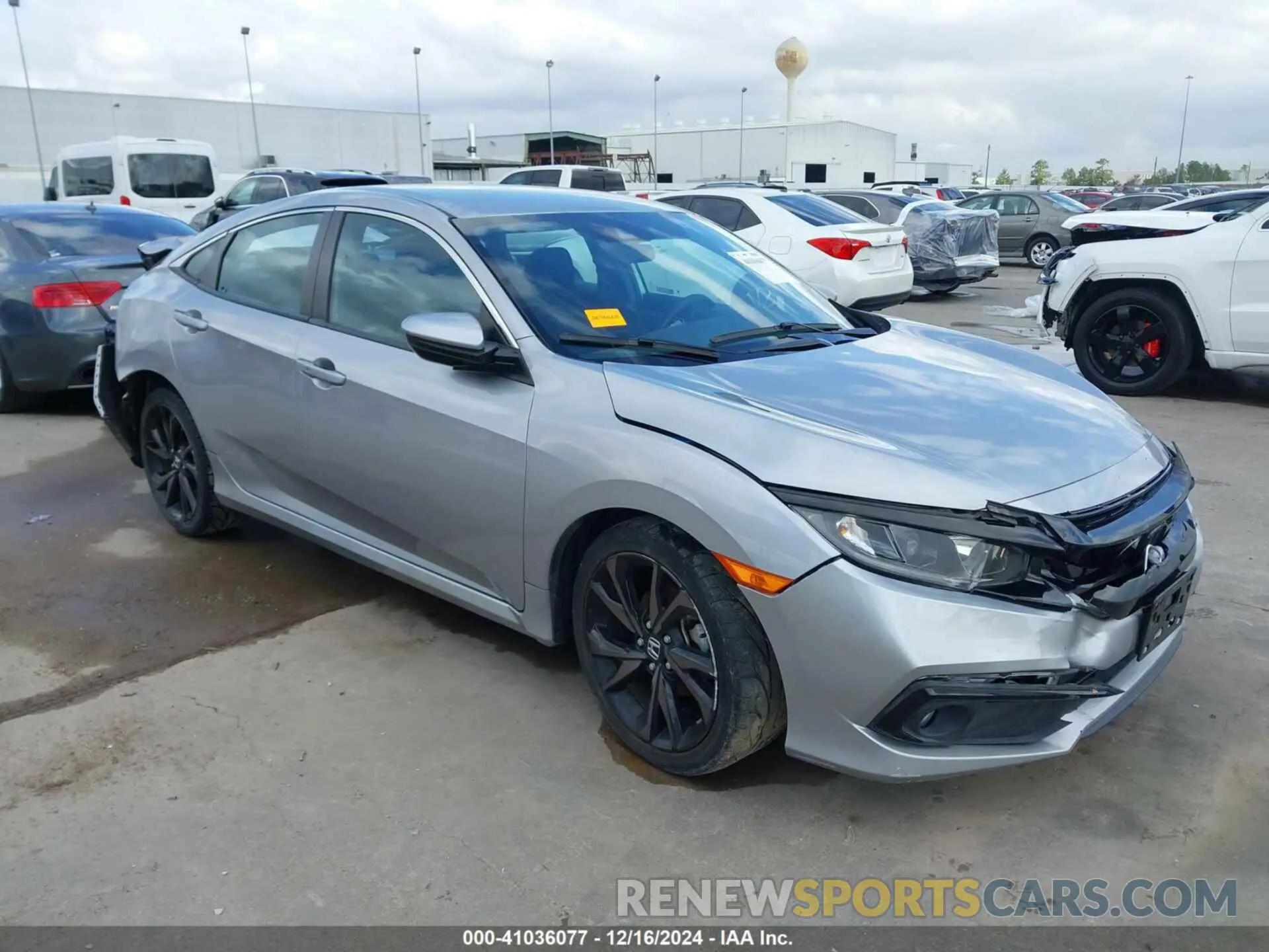 1 Photograph of a damaged car 19XFC2F8XME002281 HONDA CIVIC 2021
