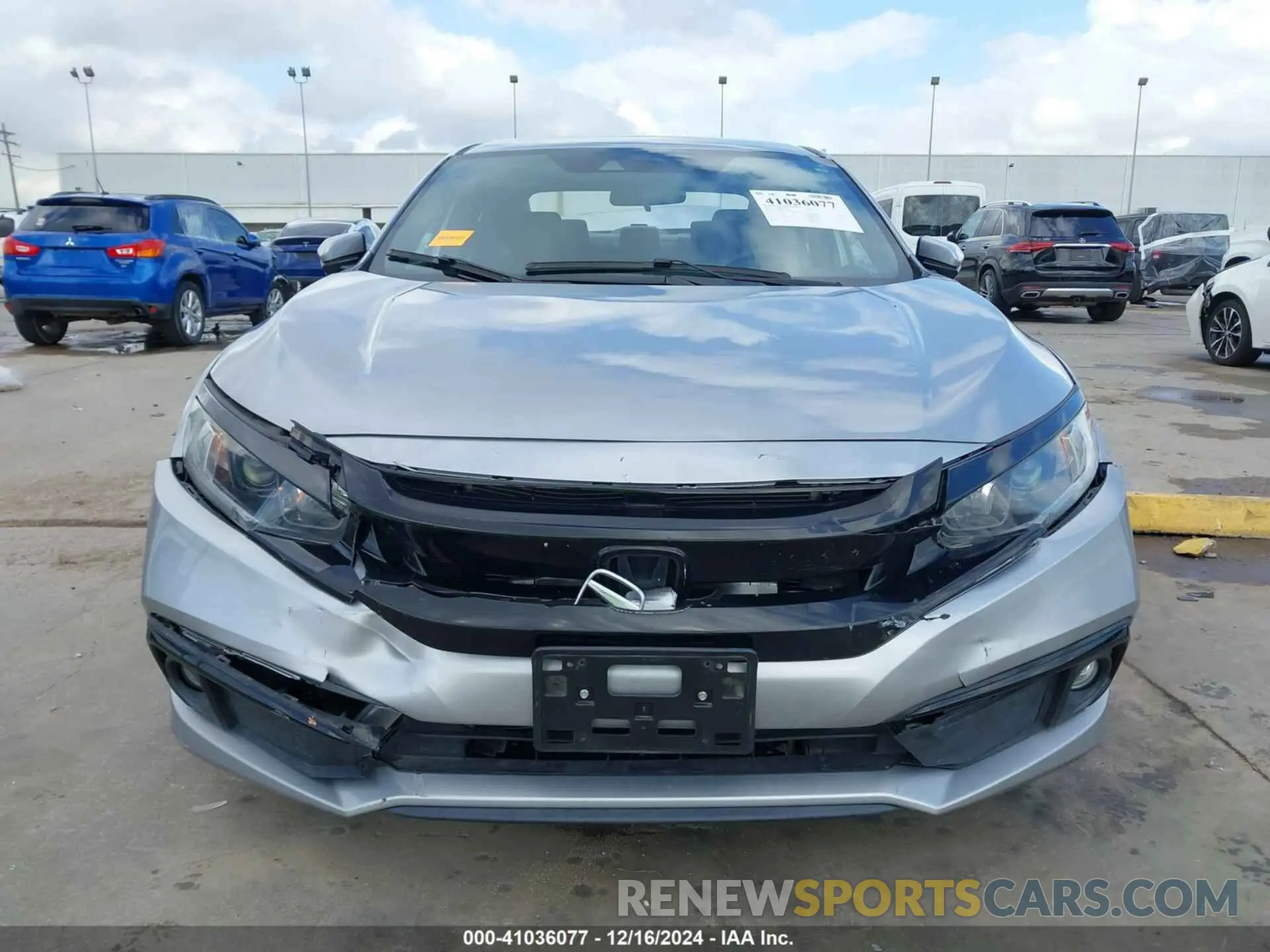 11 Photograph of a damaged car 19XFC2F8XME002281 HONDA CIVIC 2021