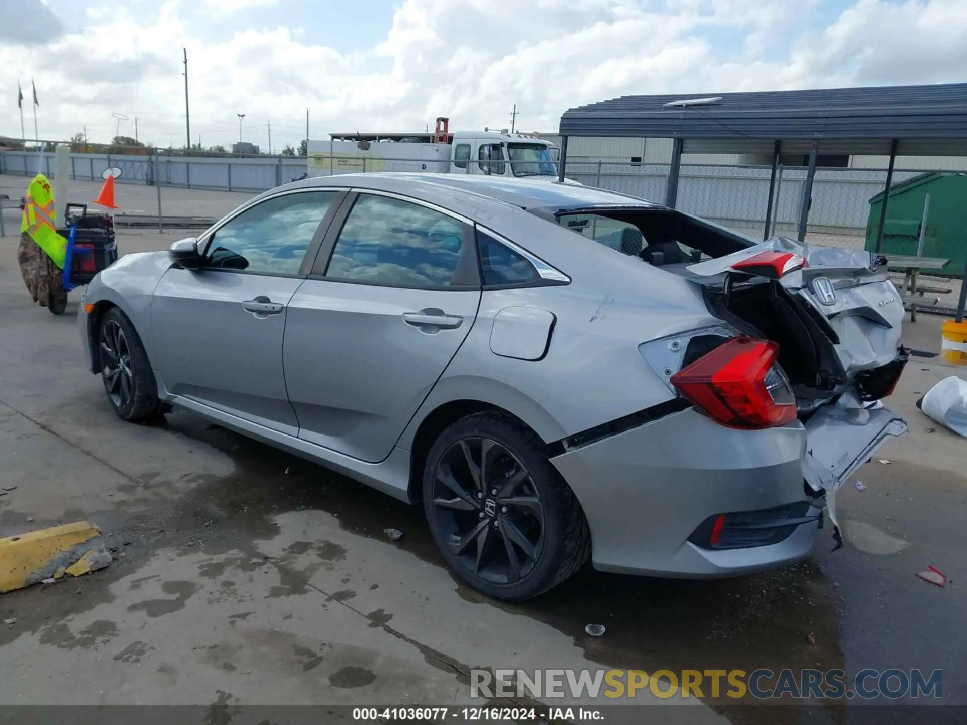 3 Photograph of a damaged car 19XFC2F8XME002281 HONDA CIVIC 2021