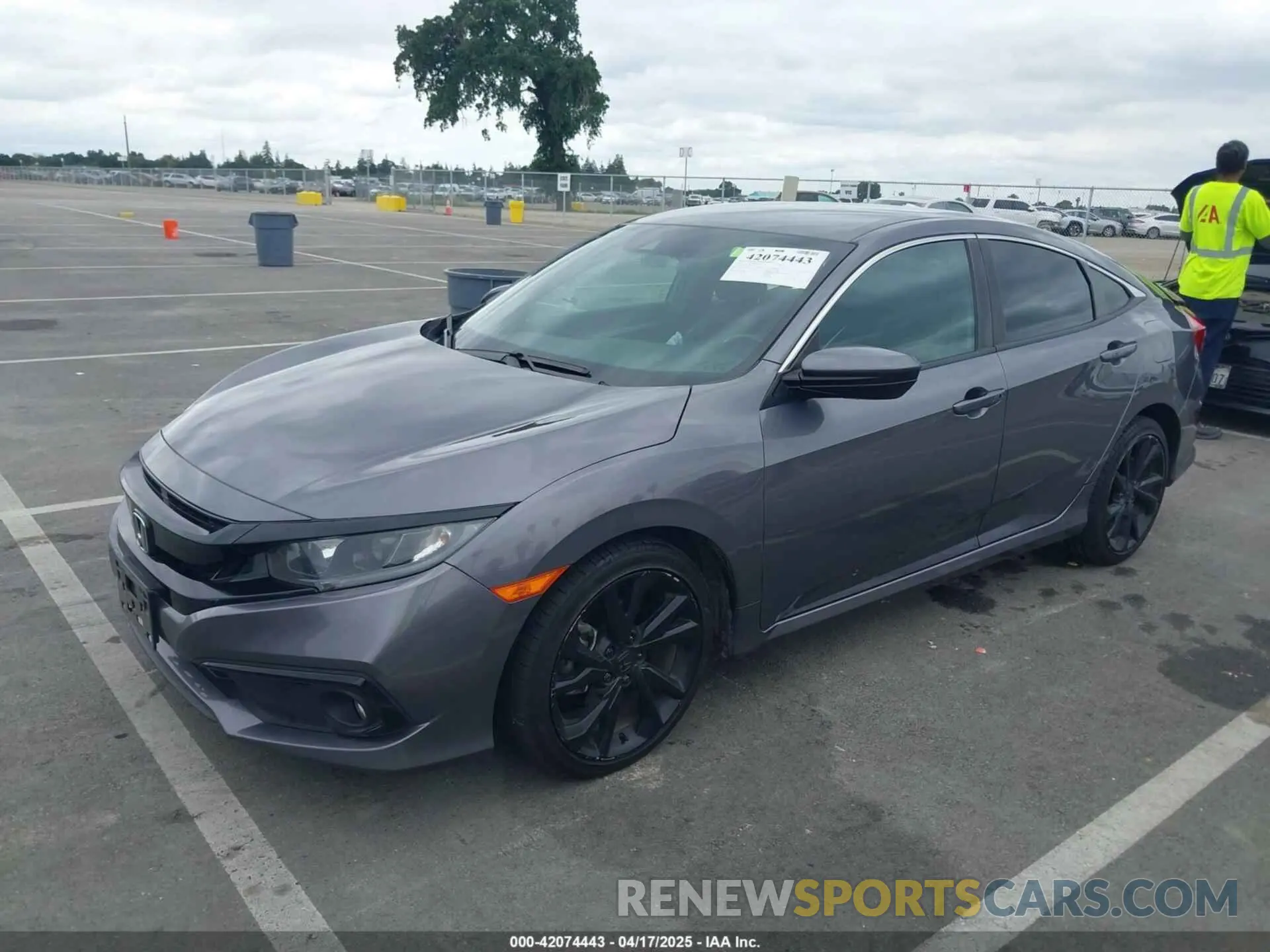 2 Photograph of a damaged car 19XFC2F8XME201752 HONDA CIVIC 2021