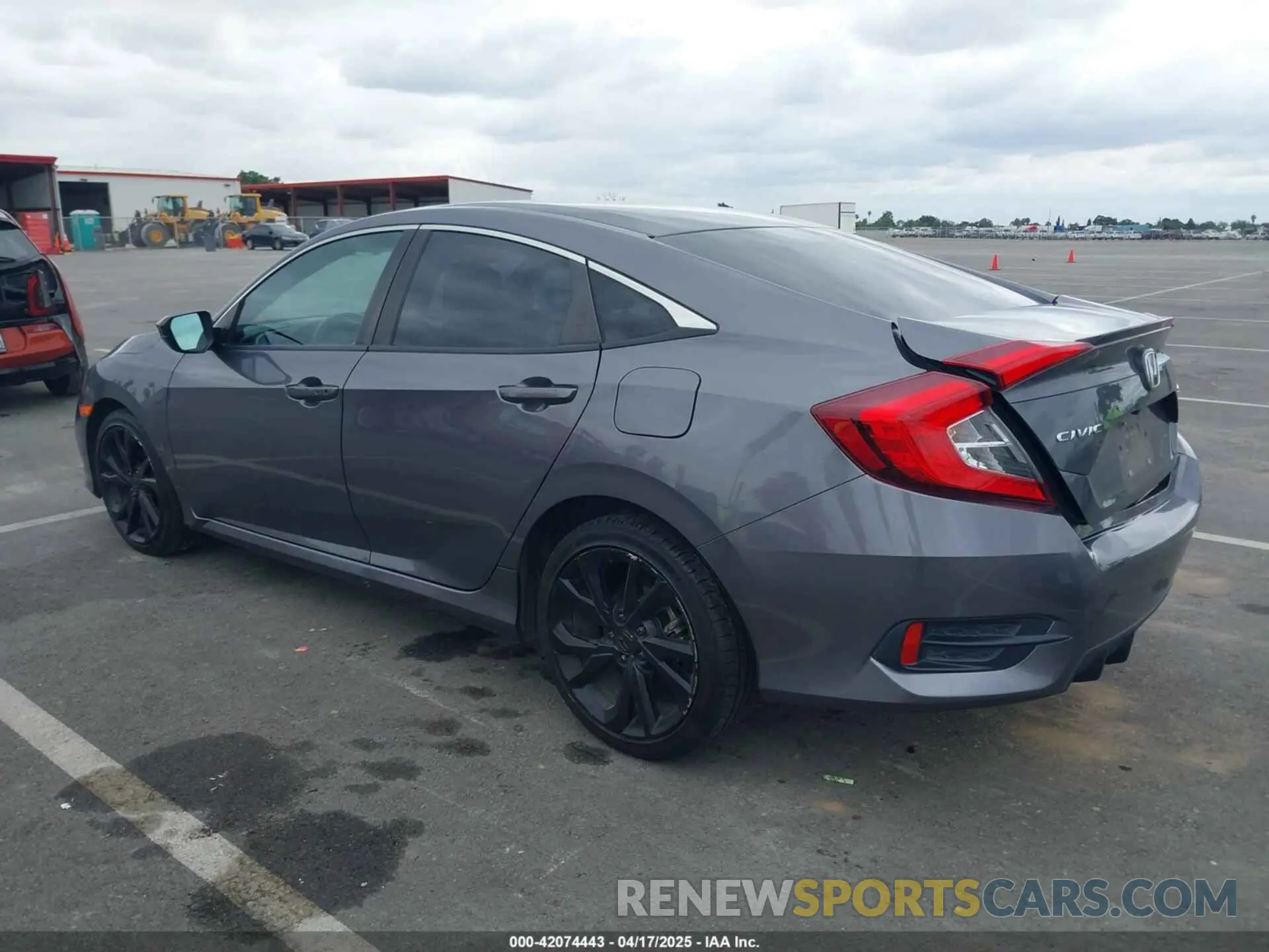 3 Photograph of a damaged car 19XFC2F8XME201752 HONDA CIVIC 2021