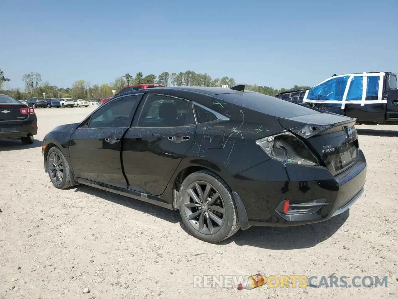 2 Photograph of a damaged car 2HGFC1F30MH701522 HONDA CIVIC 2021