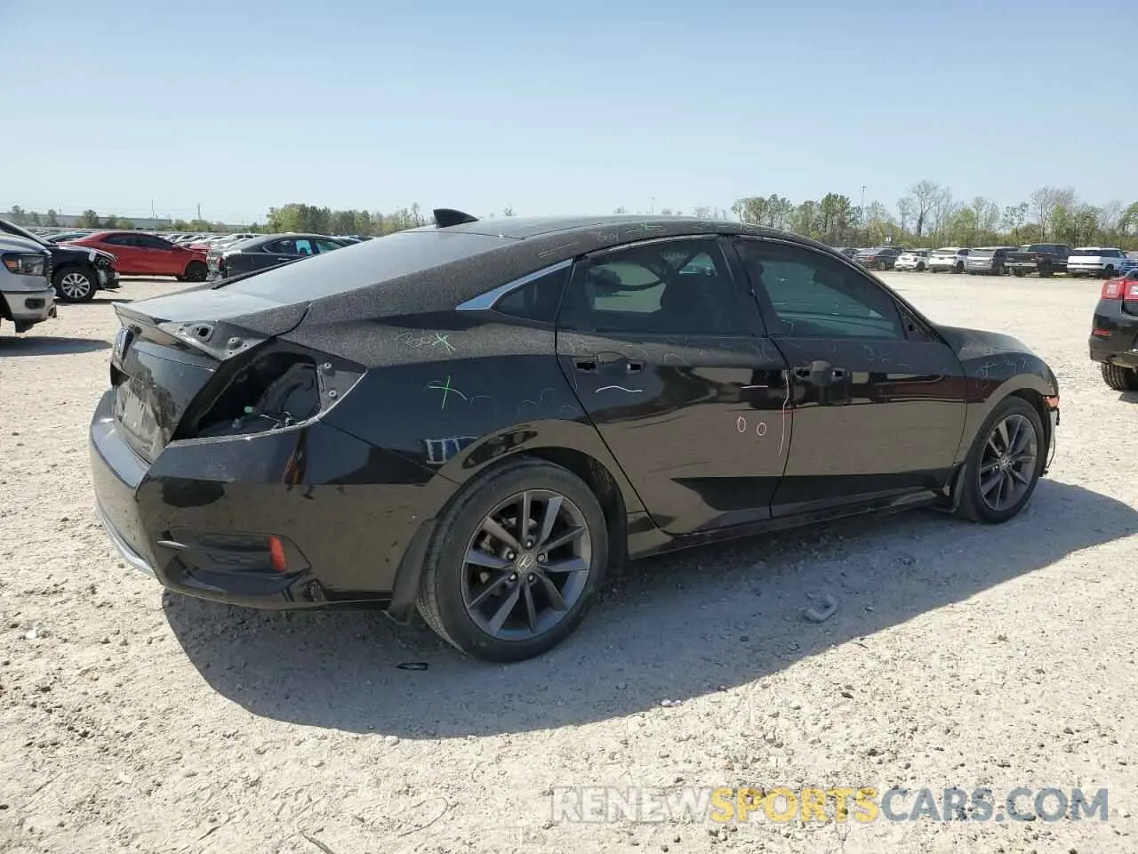 3 Photograph of a damaged car 2HGFC1F30MH701522 HONDA CIVIC 2021