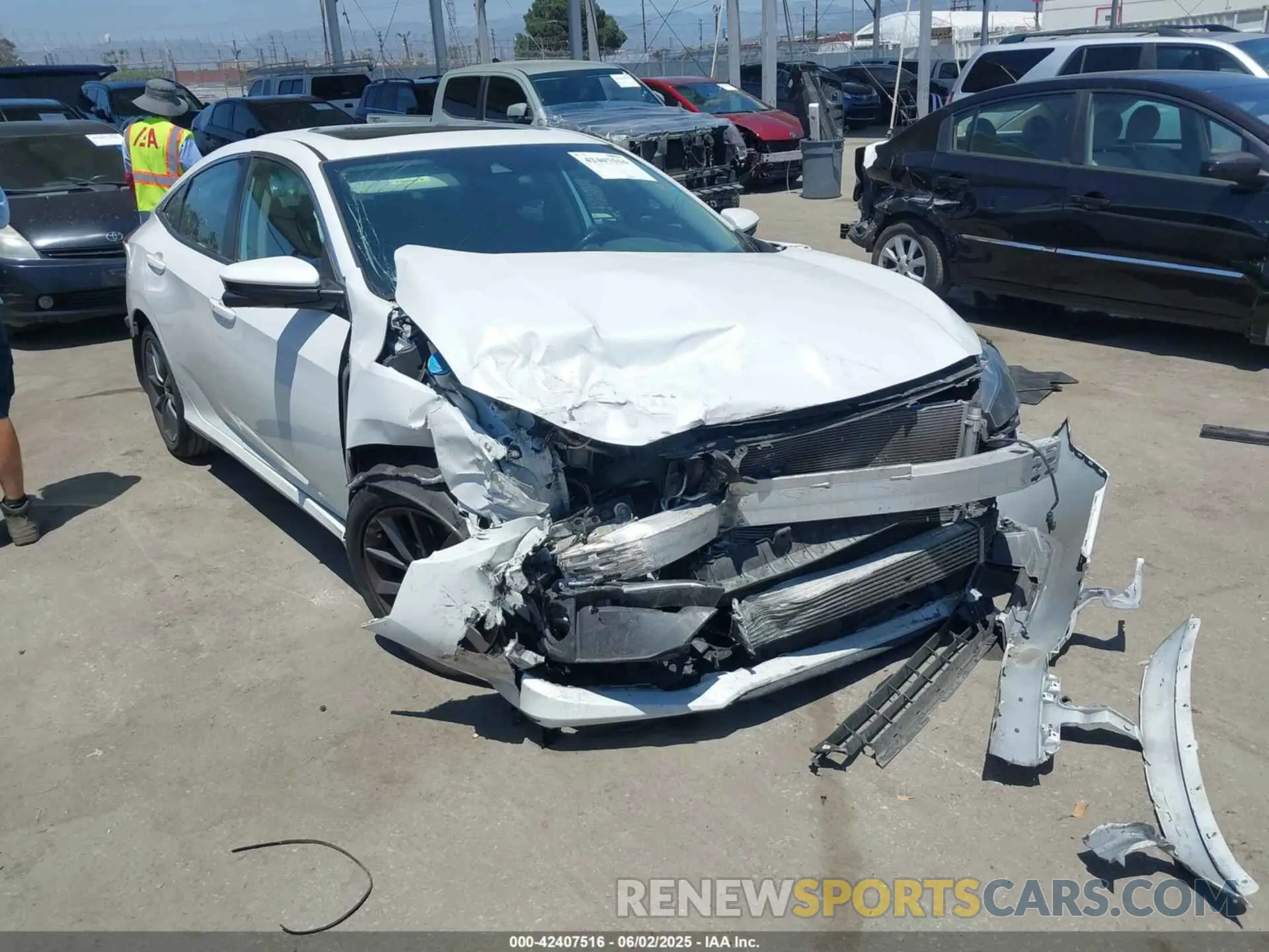 1 Photograph of a damaged car 2HGFC1F31MH700699 HONDA CIVIC 2021