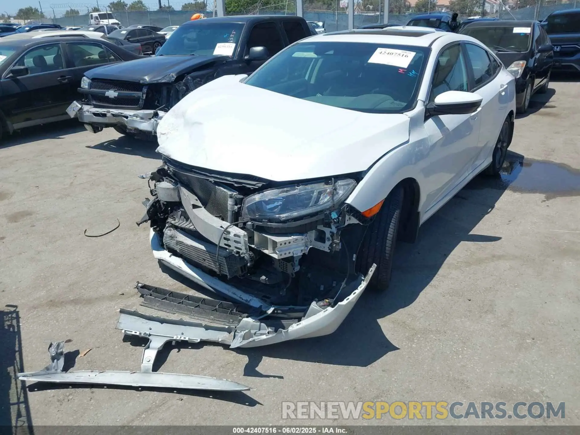 2 Photograph of a damaged car 2HGFC1F31MH700699 HONDA CIVIC 2021