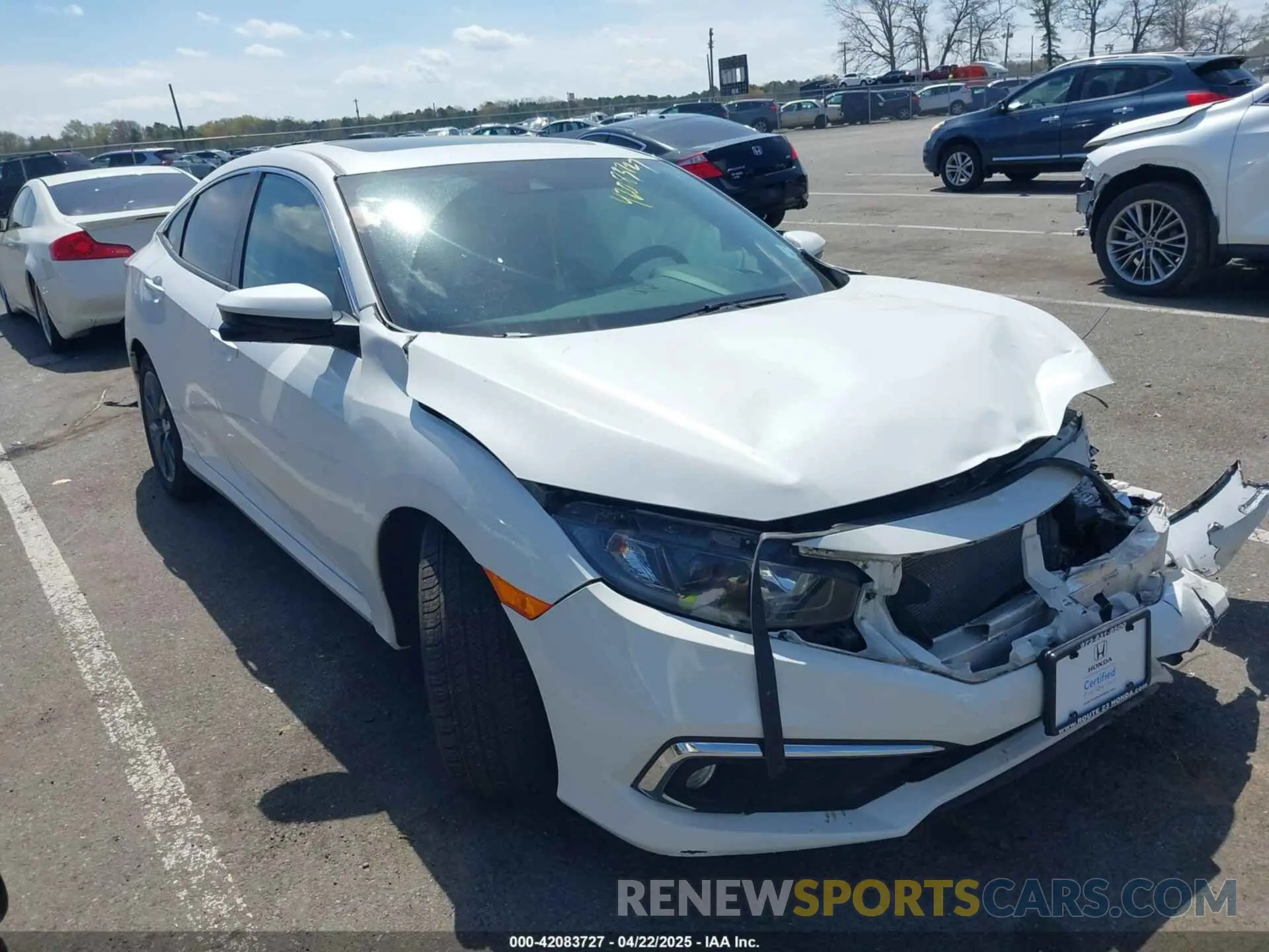 1 Photograph of a damaged car 2HGFC1F31MH703764 HONDA CIVIC 2021
