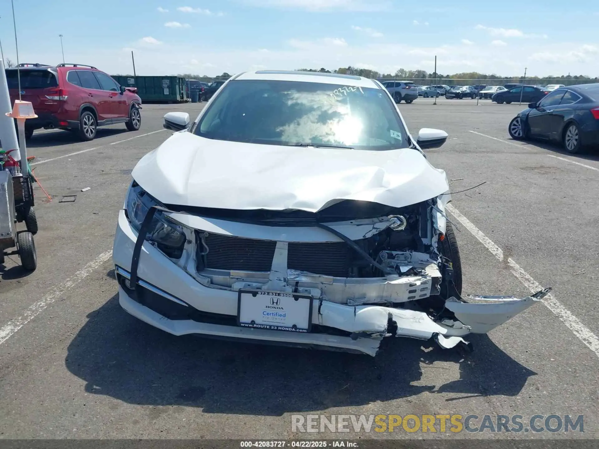 11 Photograph of a damaged car 2HGFC1F31MH703764 HONDA CIVIC 2021