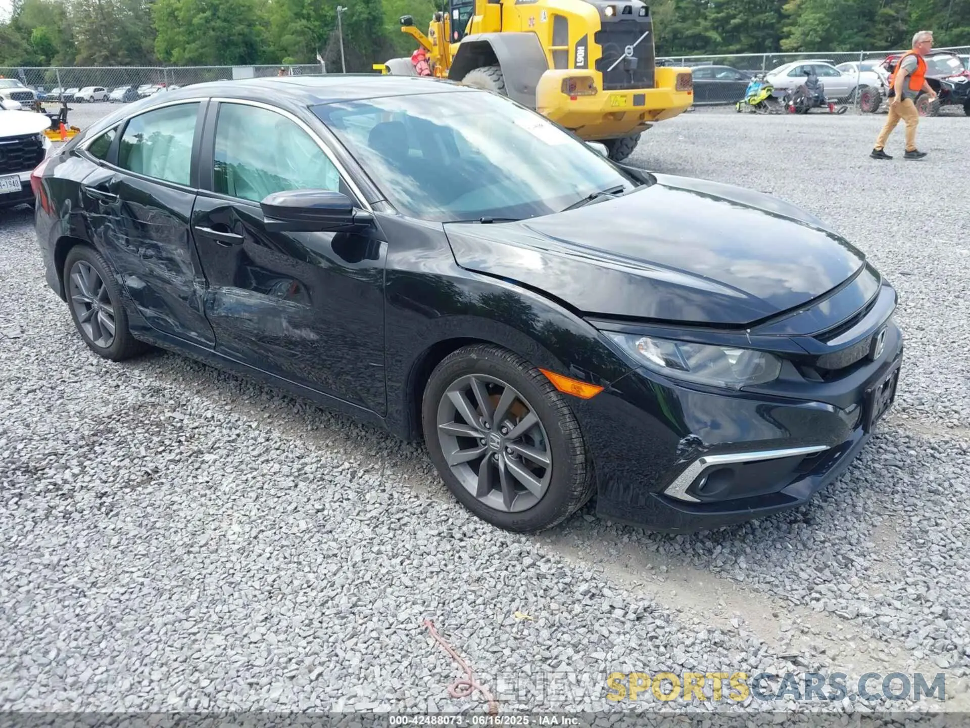 1 Photograph of a damaged car 2HGFC1F33MH704284 HONDA CIVIC 2021