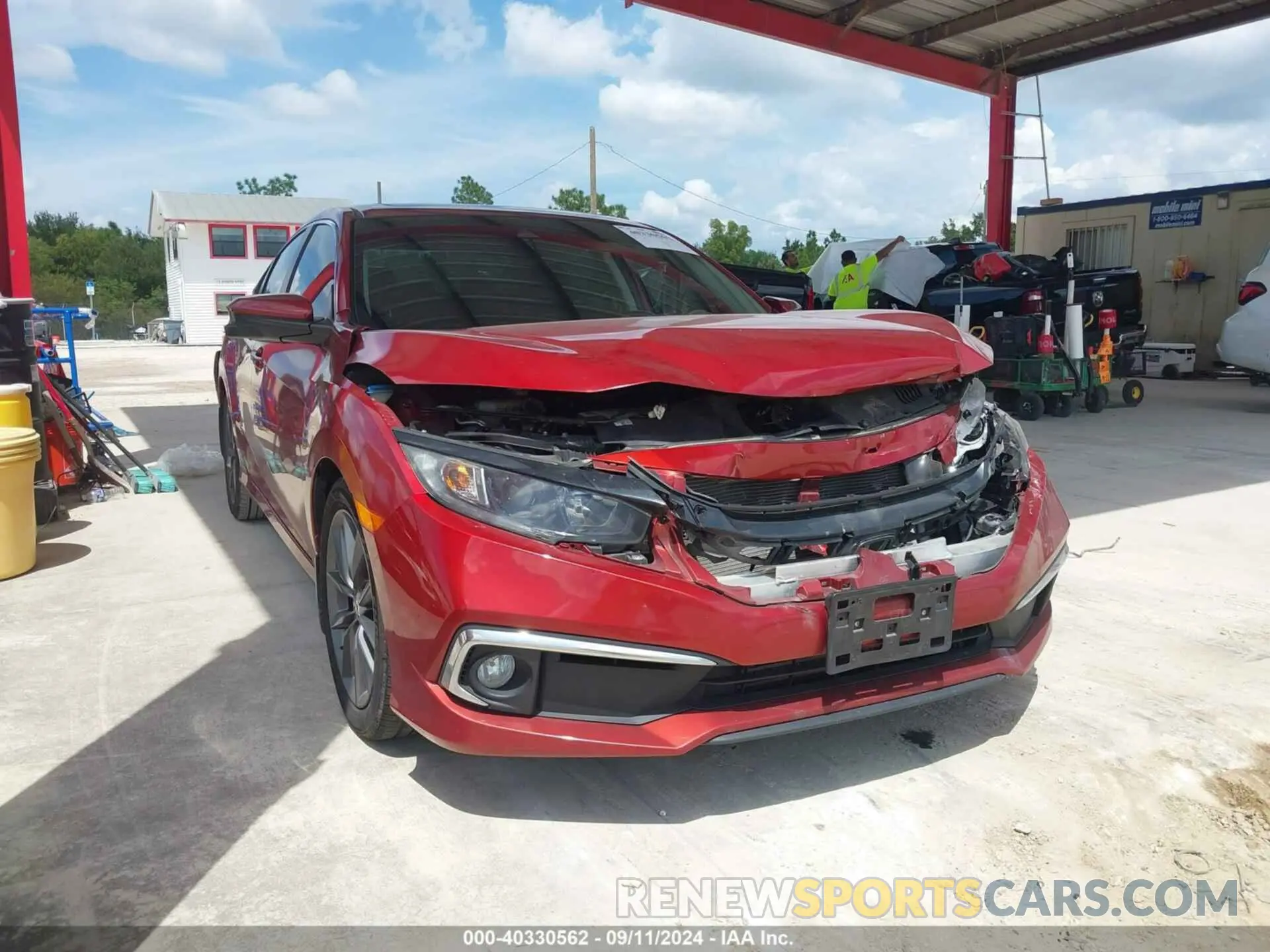 1 Photograph of a damaged car 2HGFC1F34MH700163 HONDA CIVIC 2021