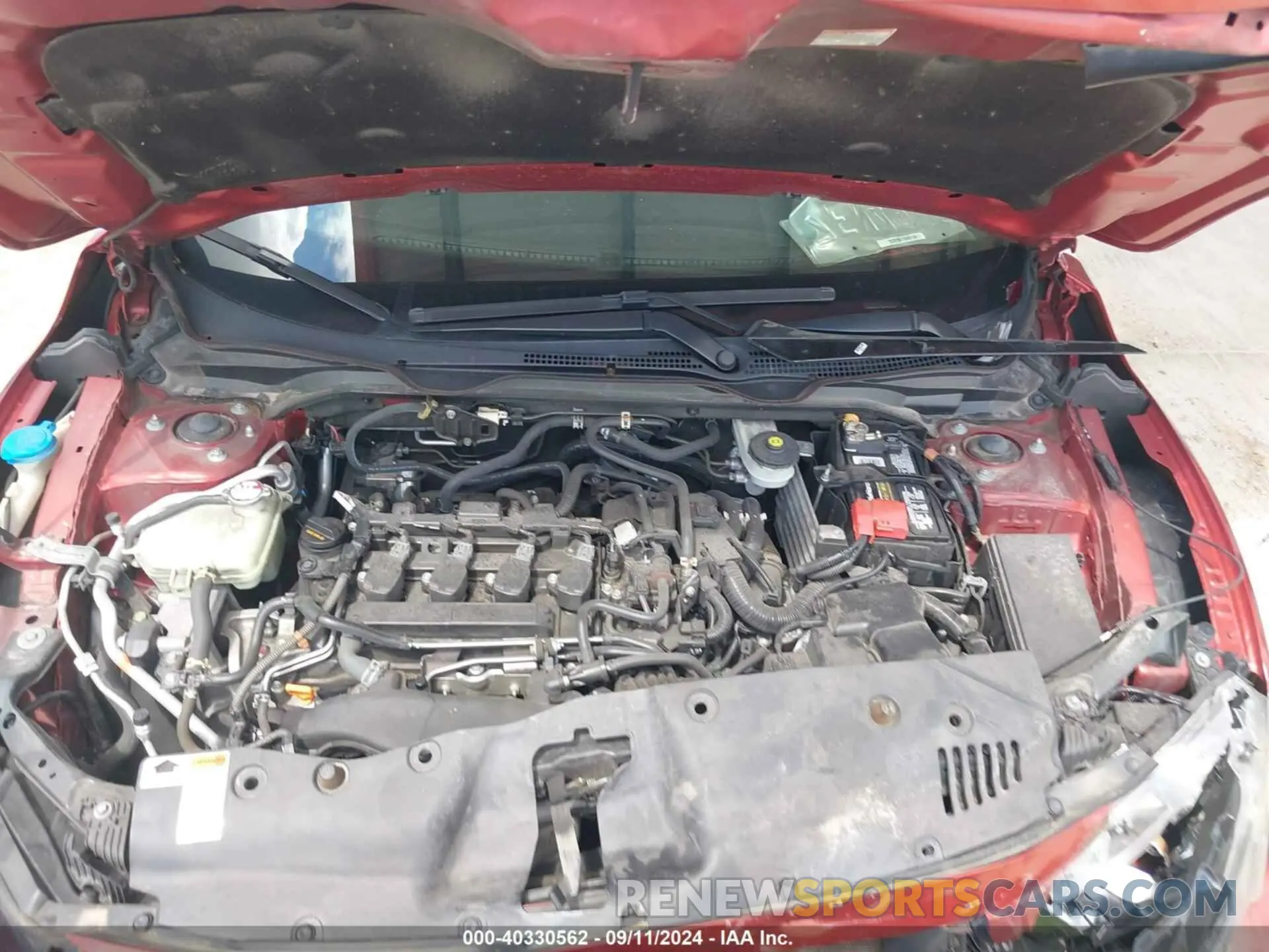 10 Photograph of a damaged car 2HGFC1F34MH700163 HONDA CIVIC 2021