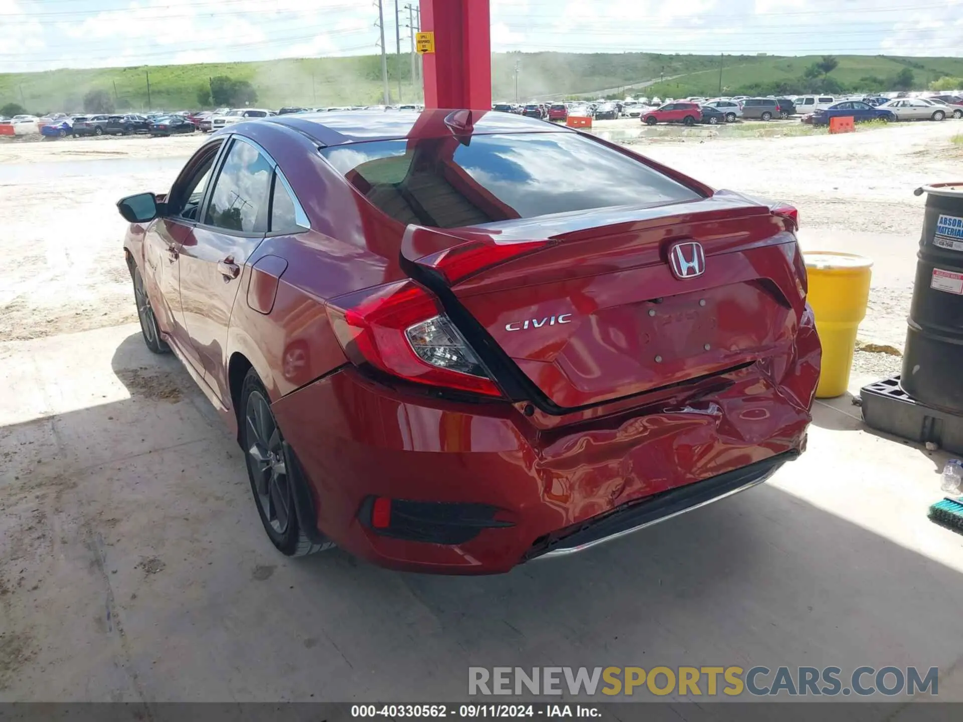 3 Photograph of a damaged car 2HGFC1F34MH700163 HONDA CIVIC 2021