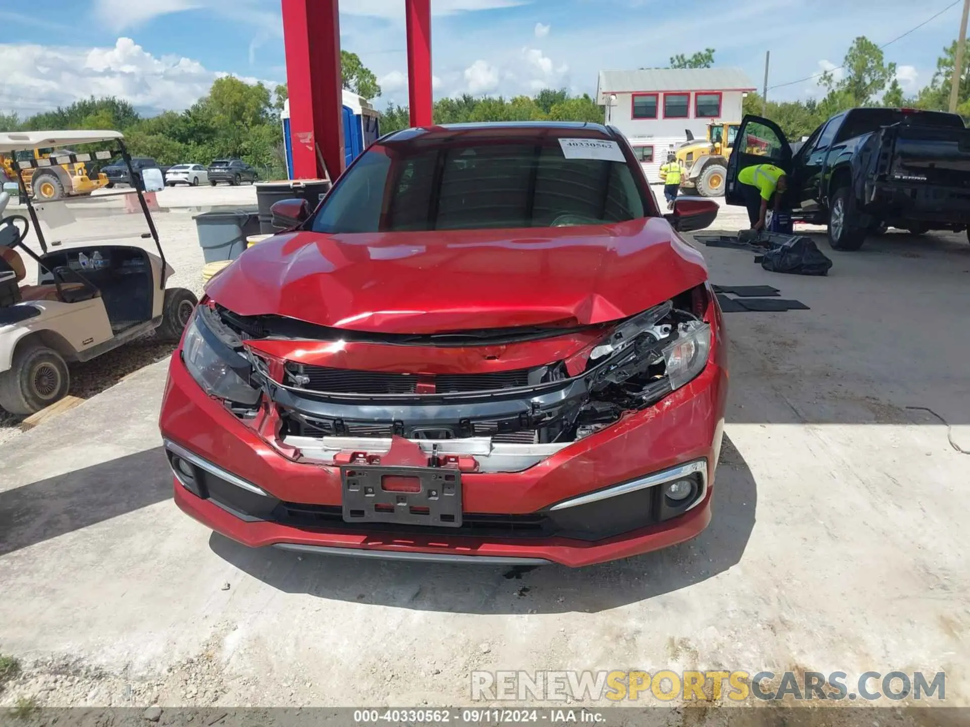 6 Photograph of a damaged car 2HGFC1F34MH700163 HONDA CIVIC 2021