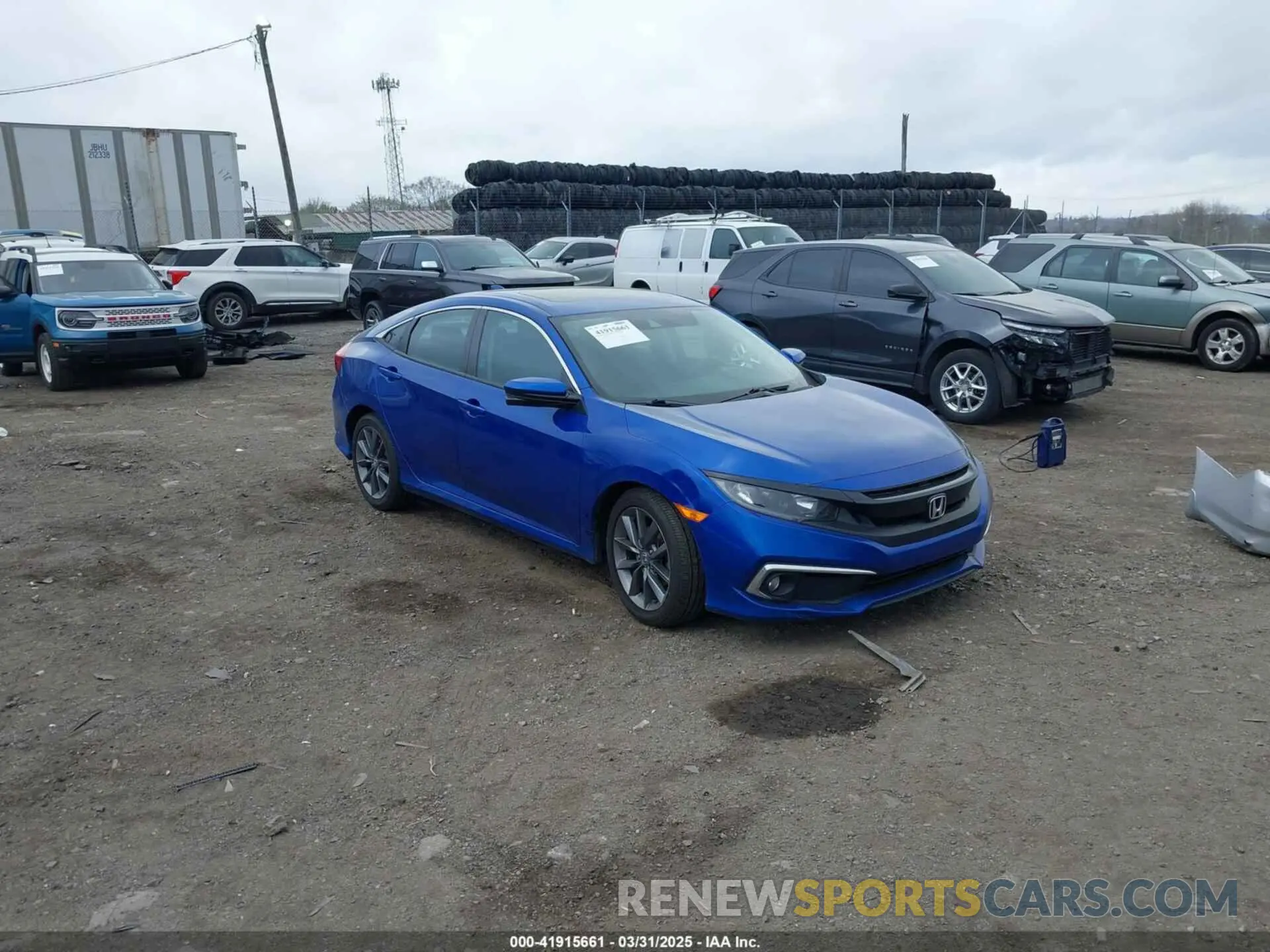 1 Photograph of a damaged car 2HGFC1F35MH703346 HONDA CIVIC 2021