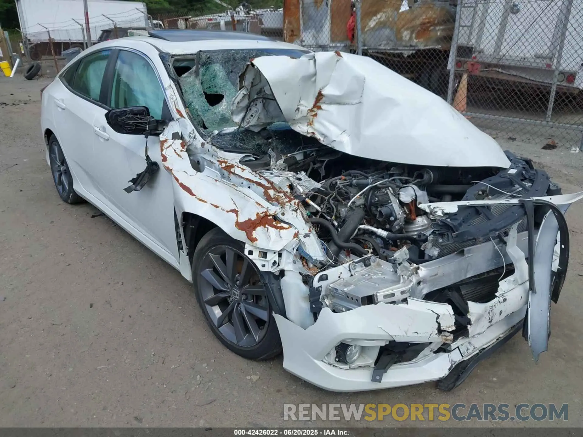 1 Photograph of a damaged car 2HGFC1F35MH703671 HONDA CIVIC 2021