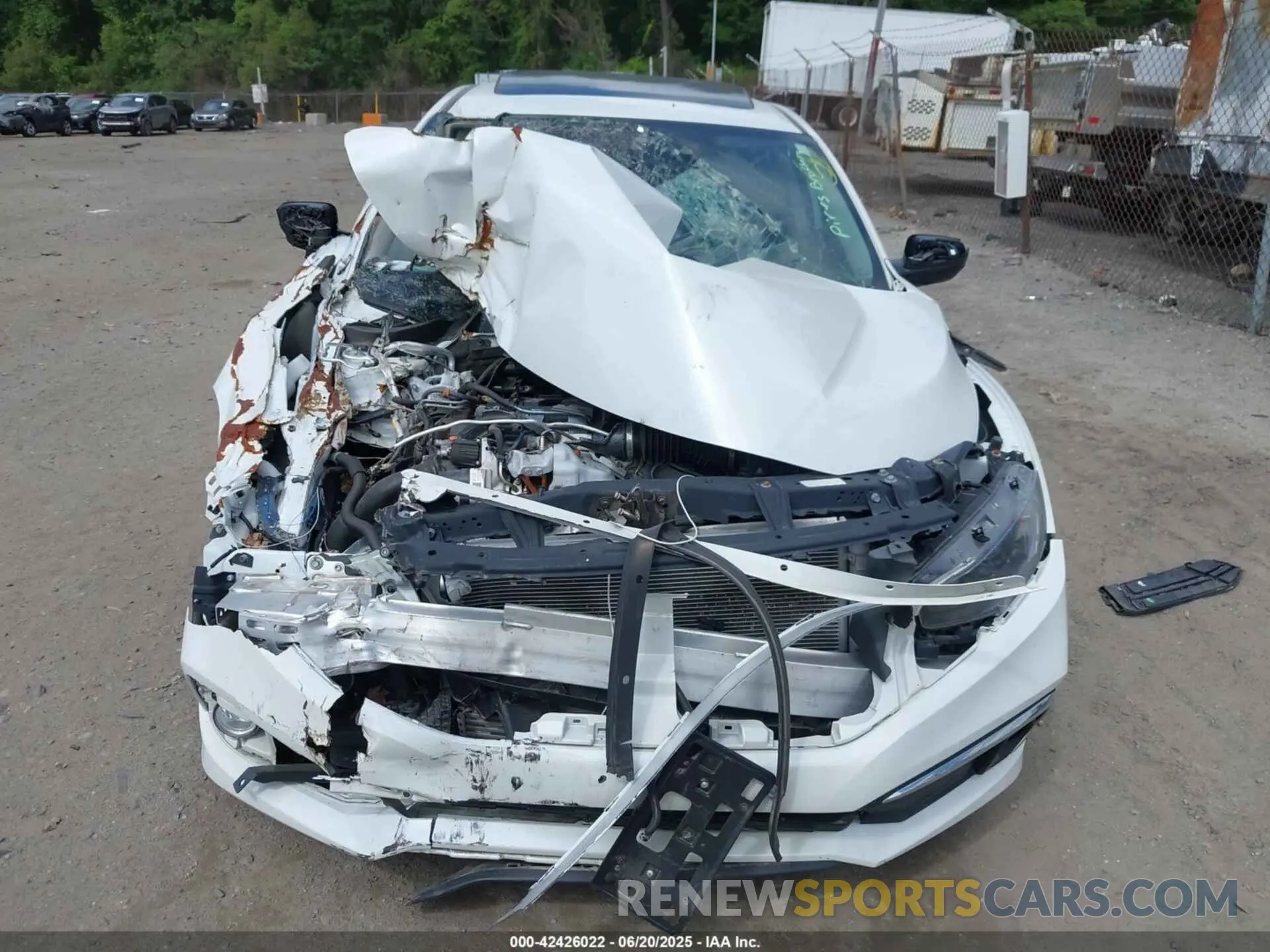 11 Photograph of a damaged car 2HGFC1F35MH703671 HONDA CIVIC 2021
