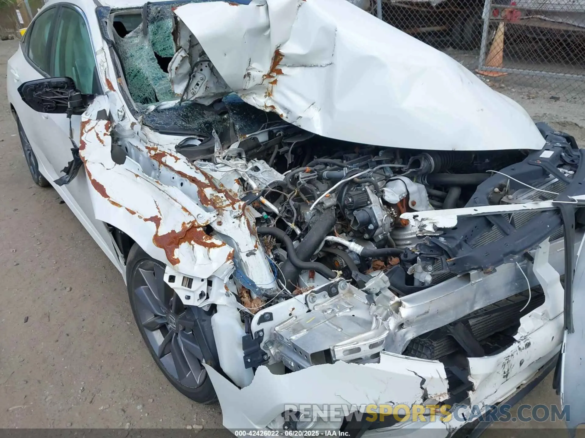 6 Photograph of a damaged car 2HGFC1F35MH703671 HONDA CIVIC 2021