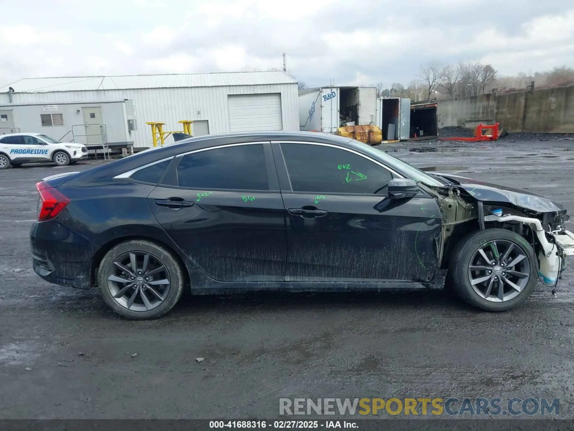 13 Photograph of a damaged car 2HGFC1F35MH704643 HONDA CIVIC 2021