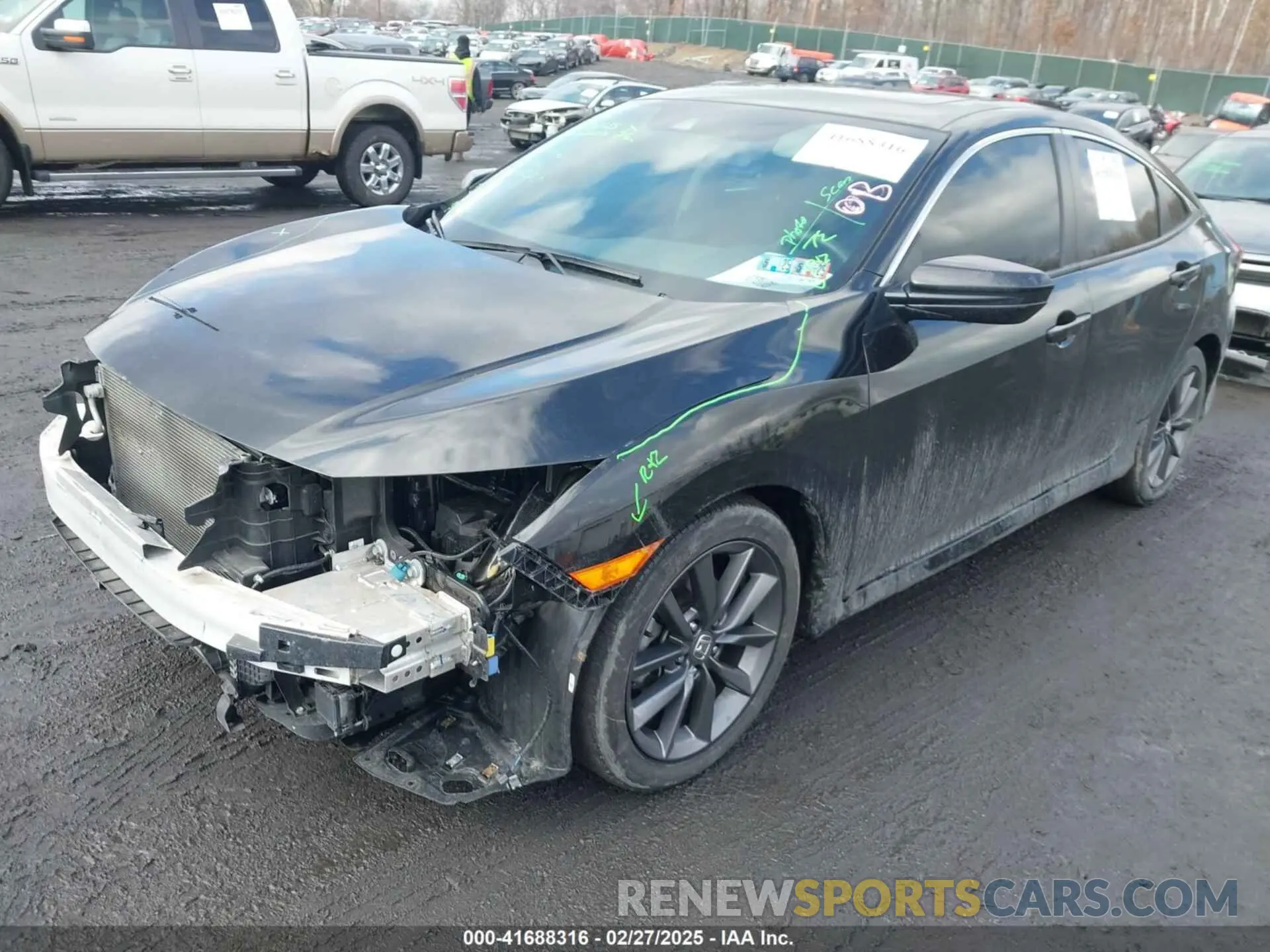 2 Photograph of a damaged car 2HGFC1F35MH704643 HONDA CIVIC 2021