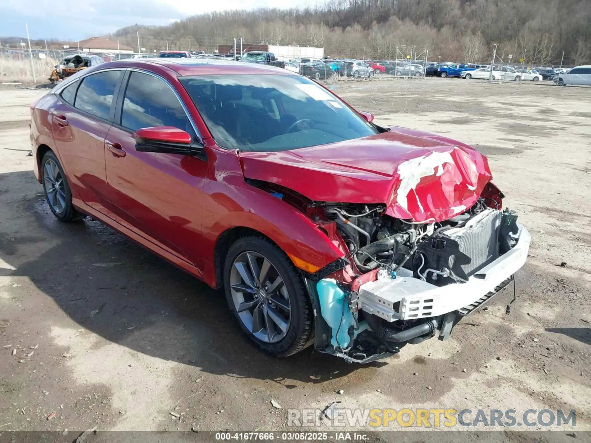 1 Photograph of a damaged car 2HGFC1F36MH703954 HONDA CIVIC 2021